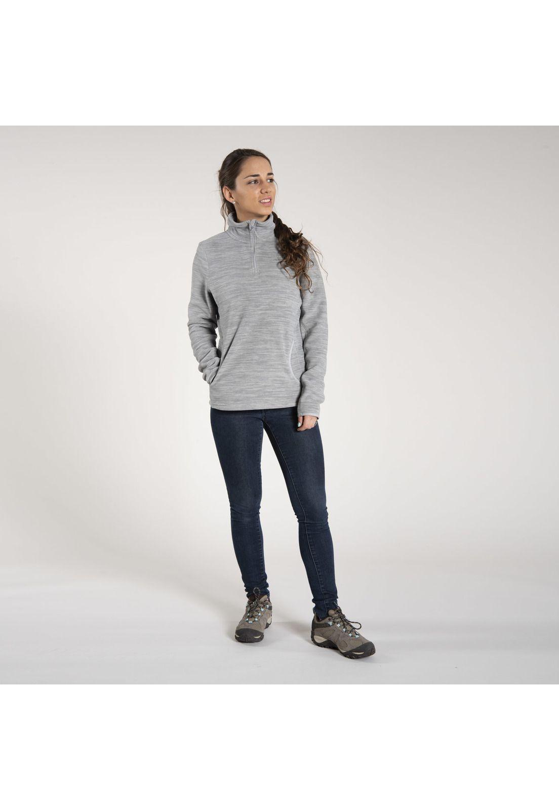 Polar Mujer Fiery Fleece Gris-4