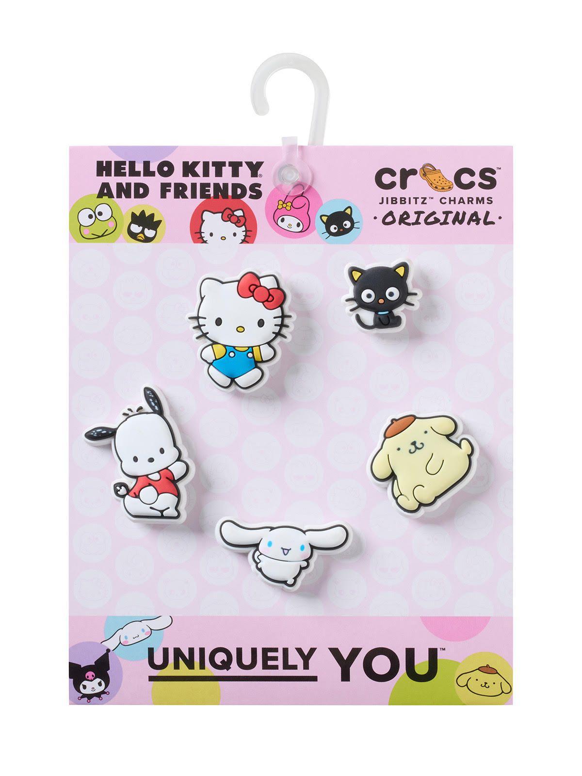 Pack 5 Jibbitz Crocs Hello Kitty And Friends Blanco-3