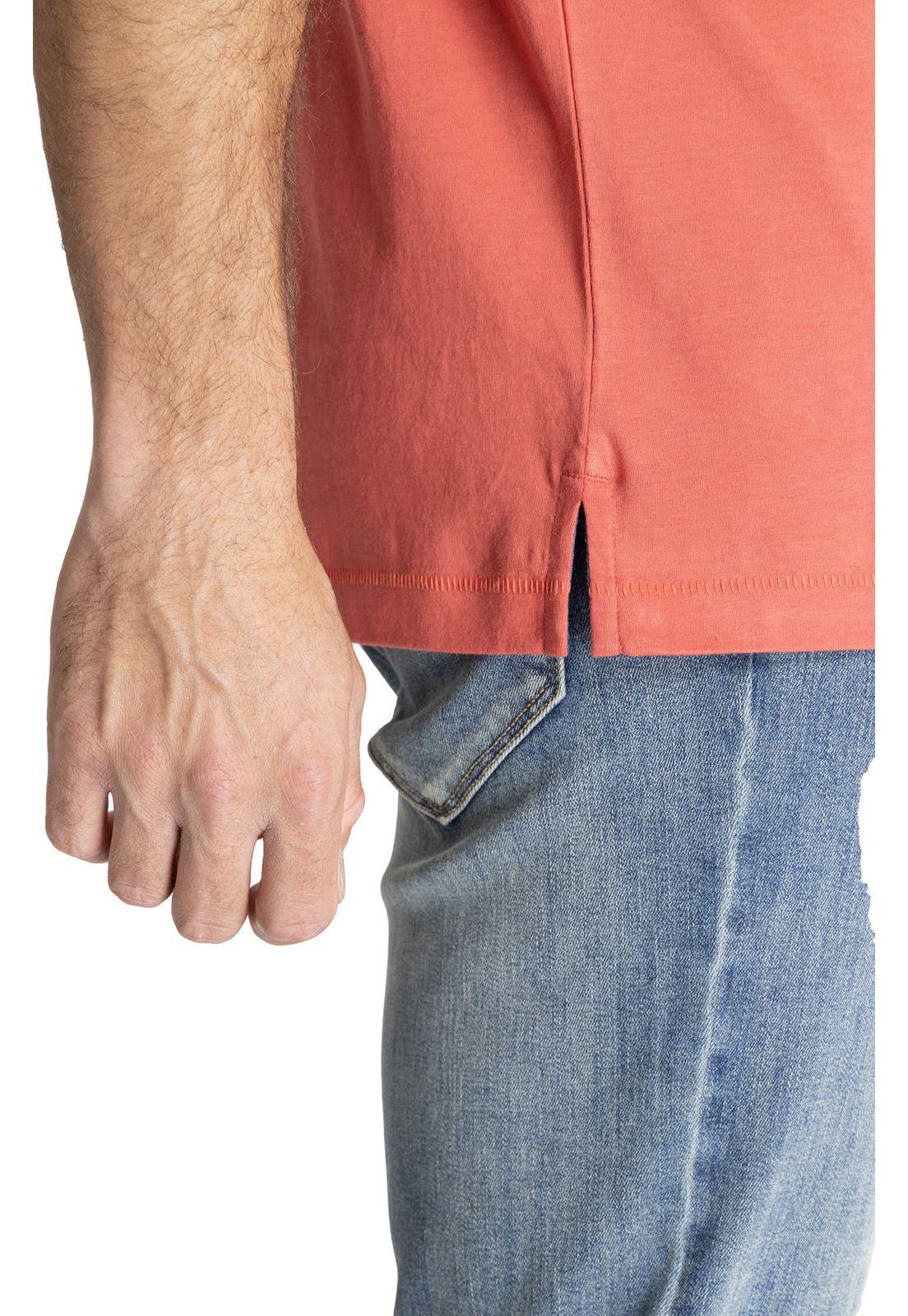 Polera M/C Hombre Organpoc Naranja-8