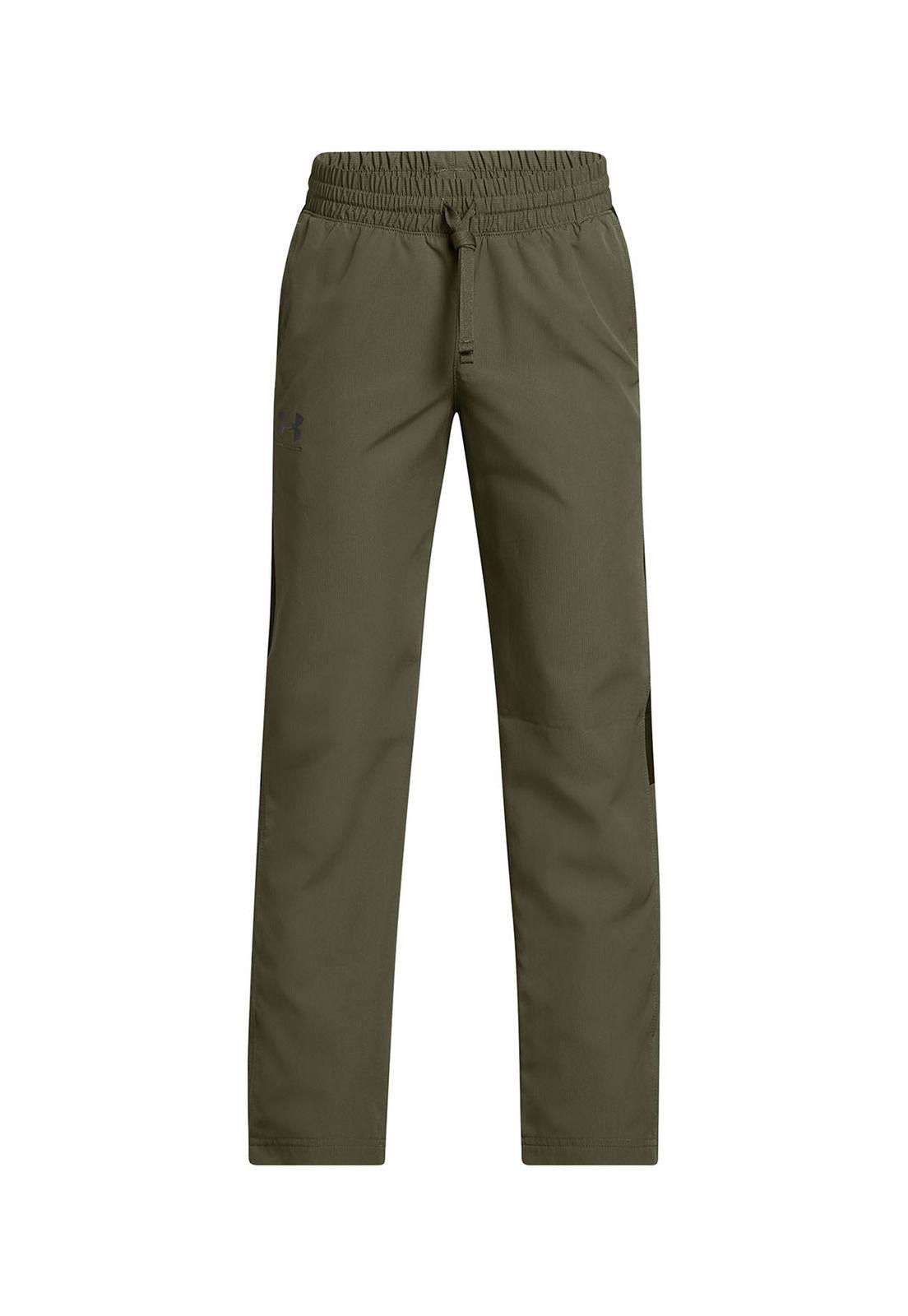 Pantalón Ua Rival Woven Verde Para Niño-0