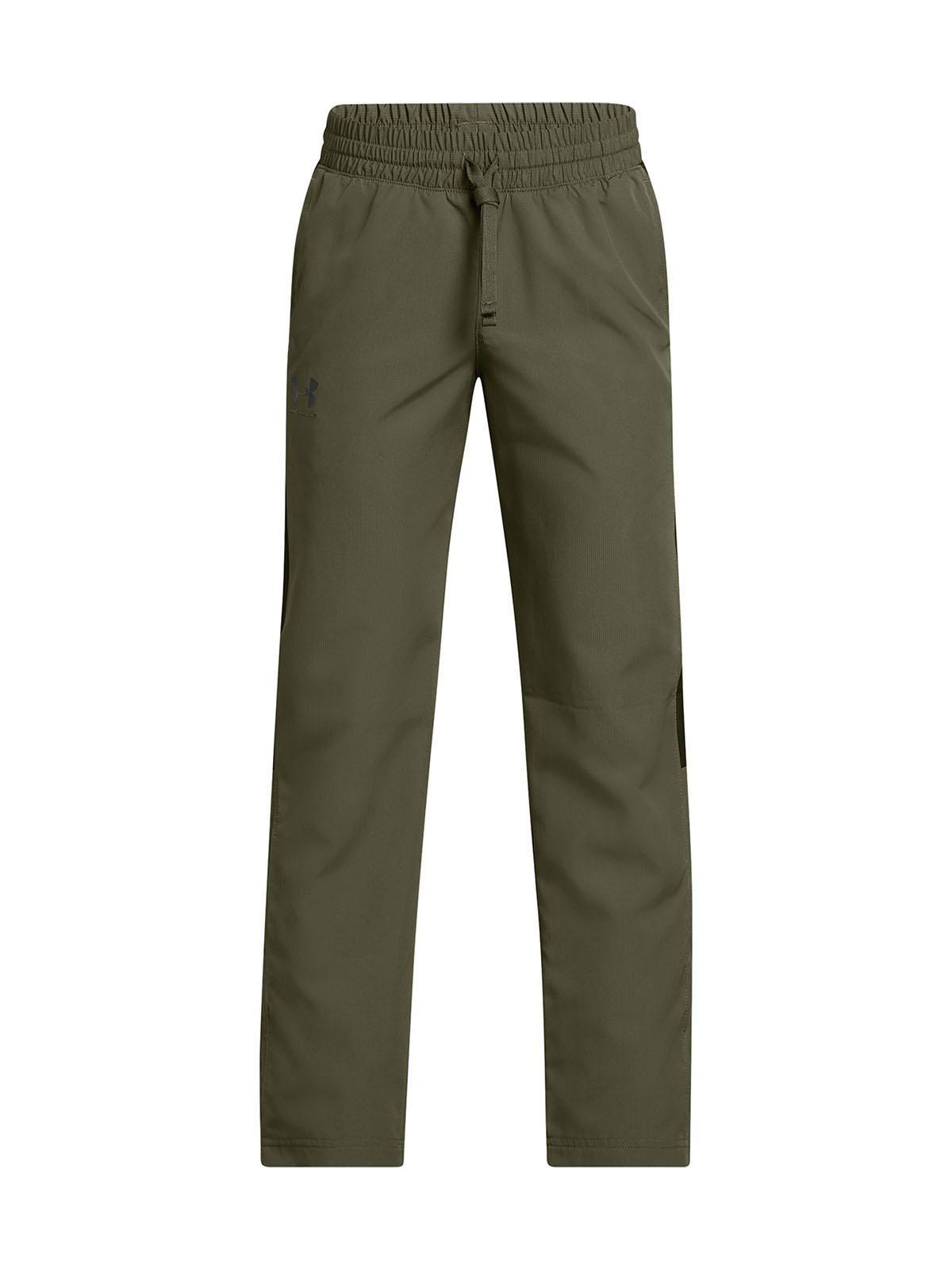 Pantalón Ua Rival Woven Verde Para Niño-0