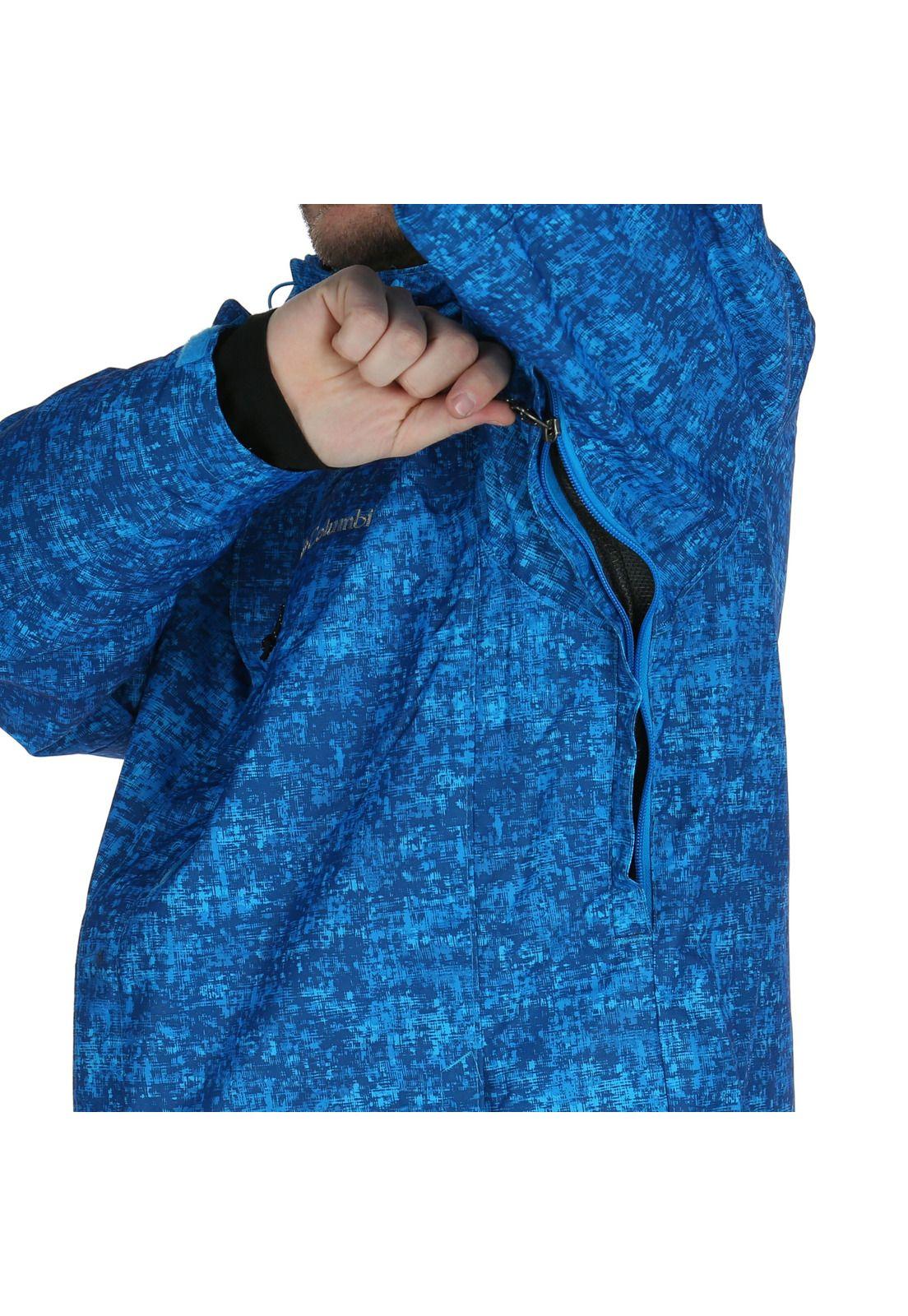 Parka Hombre Whirlibirth Iii Inte Polyester Azul-3
