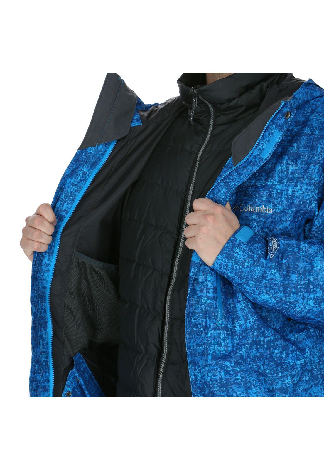 Parka Hombre Whirlibirth Iii Inte Polyester Azul-4