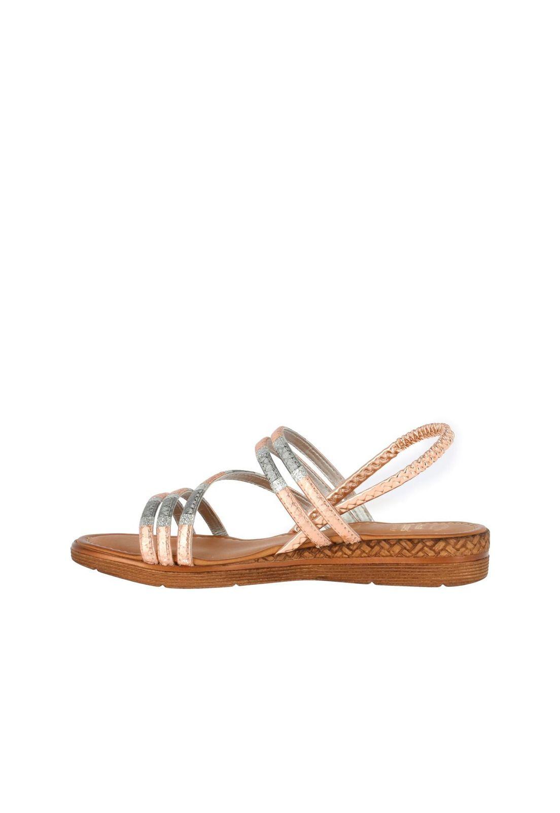 Sandalia  Vesuvio Rosa-3