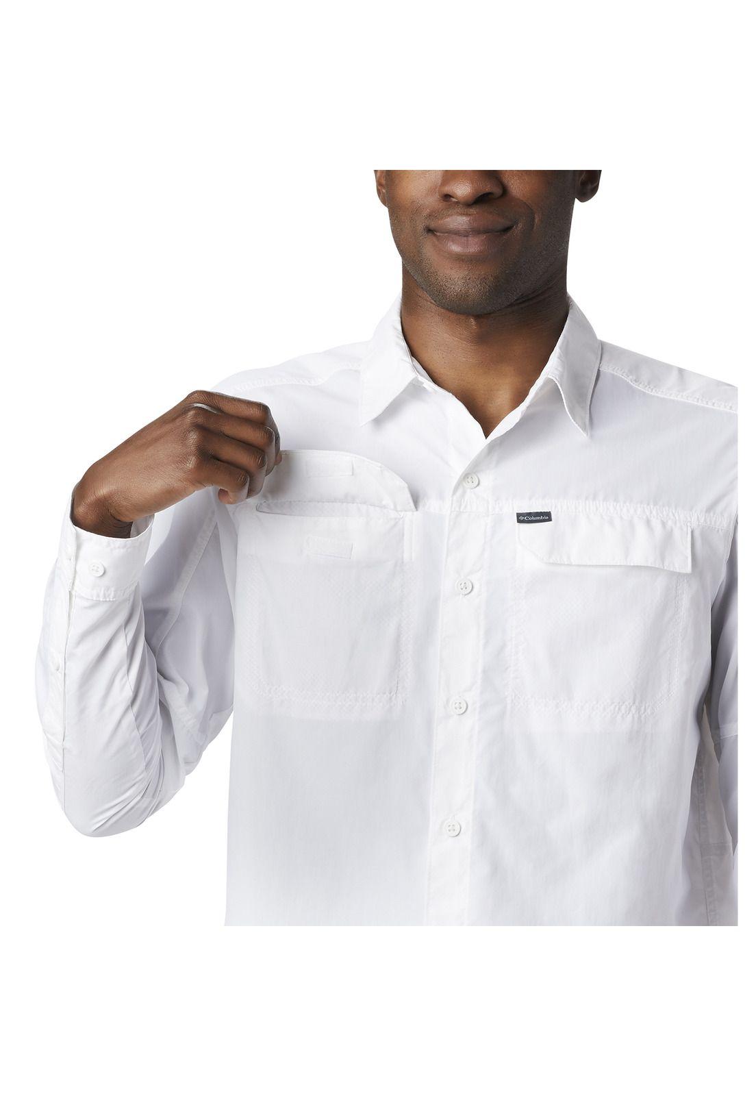 Camisa Hombre Silver Ridge 2 Long Blanco-3