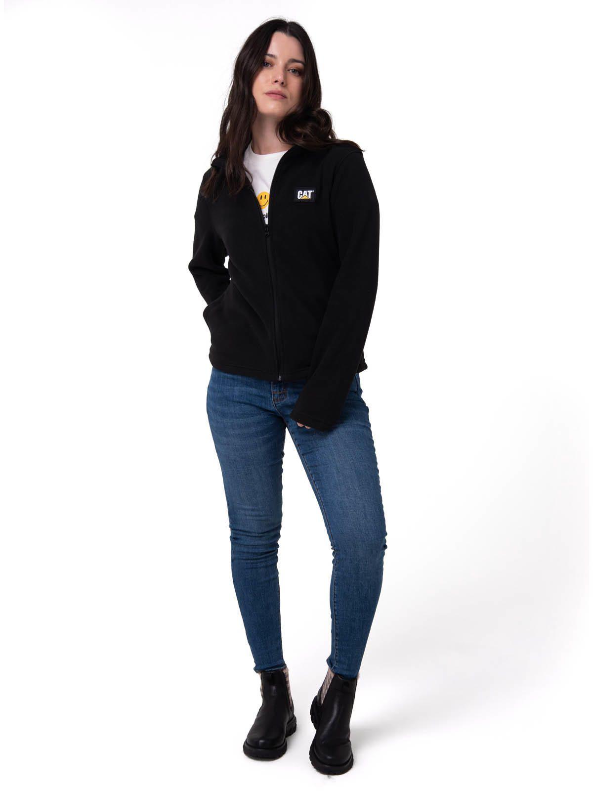 Polar Mujer Microfleece Full Zip Negro-4