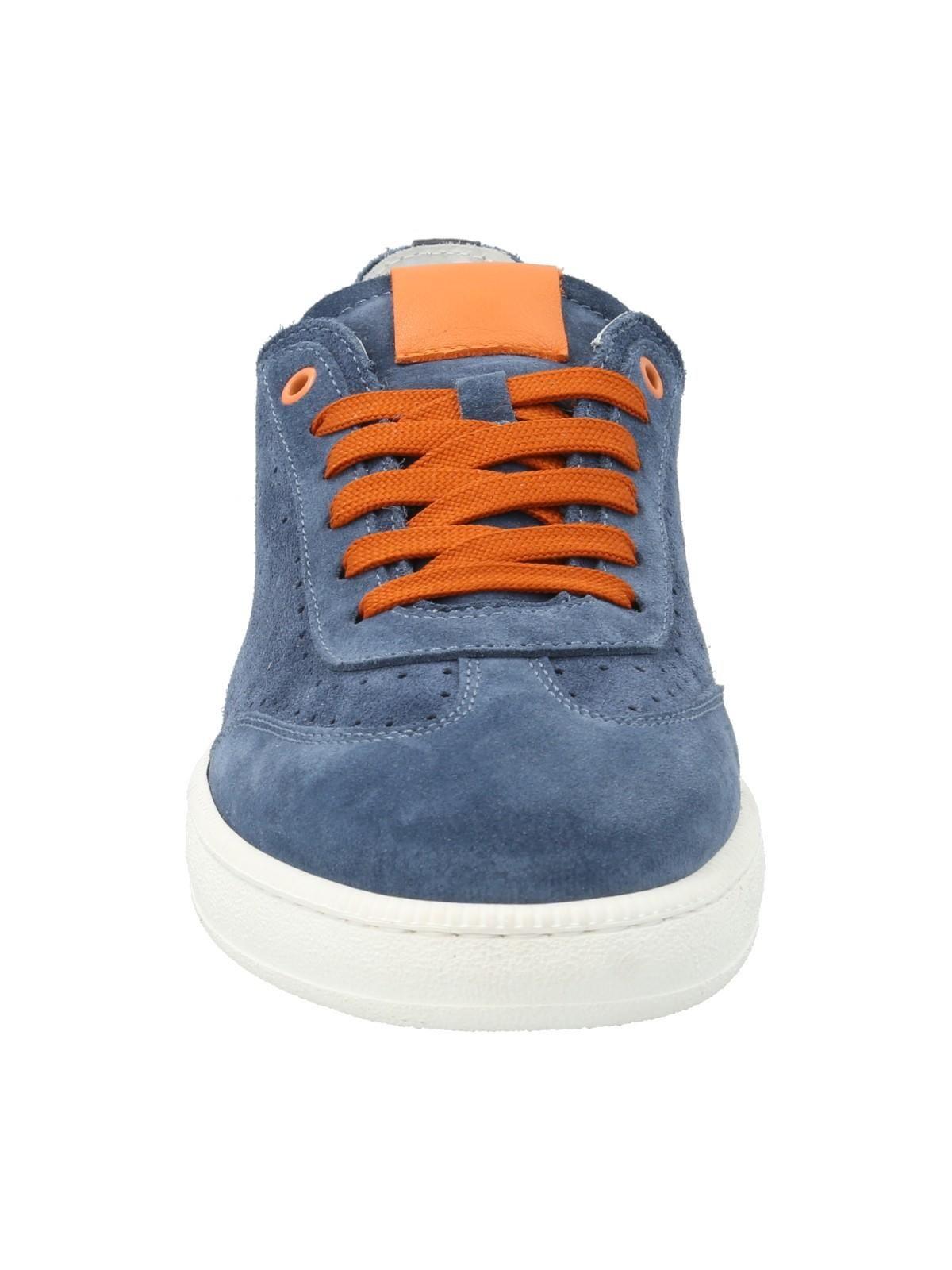 Zapatilla Cuero Hombre Xavi Azul-3