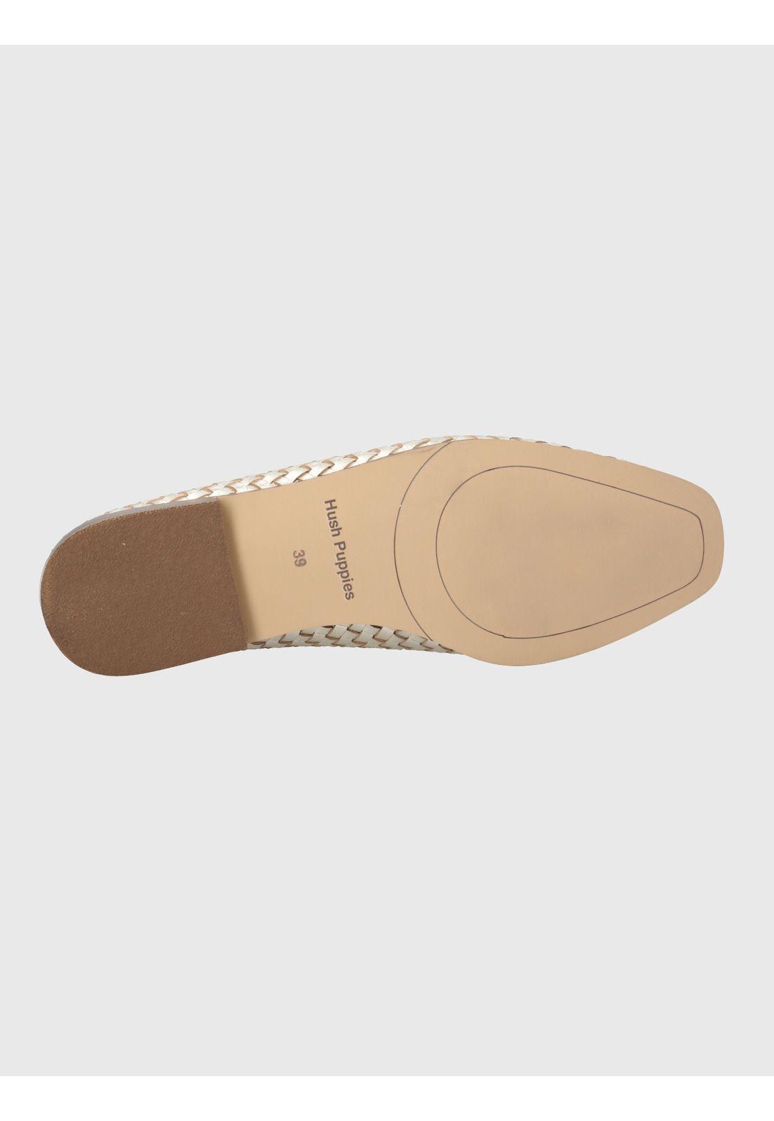 Mocasin Cuero Mujer Feels Metalizado-7