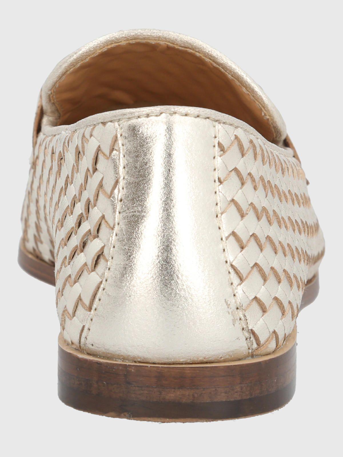 Mocasin Cuero Mujer Feels Metalizado-6