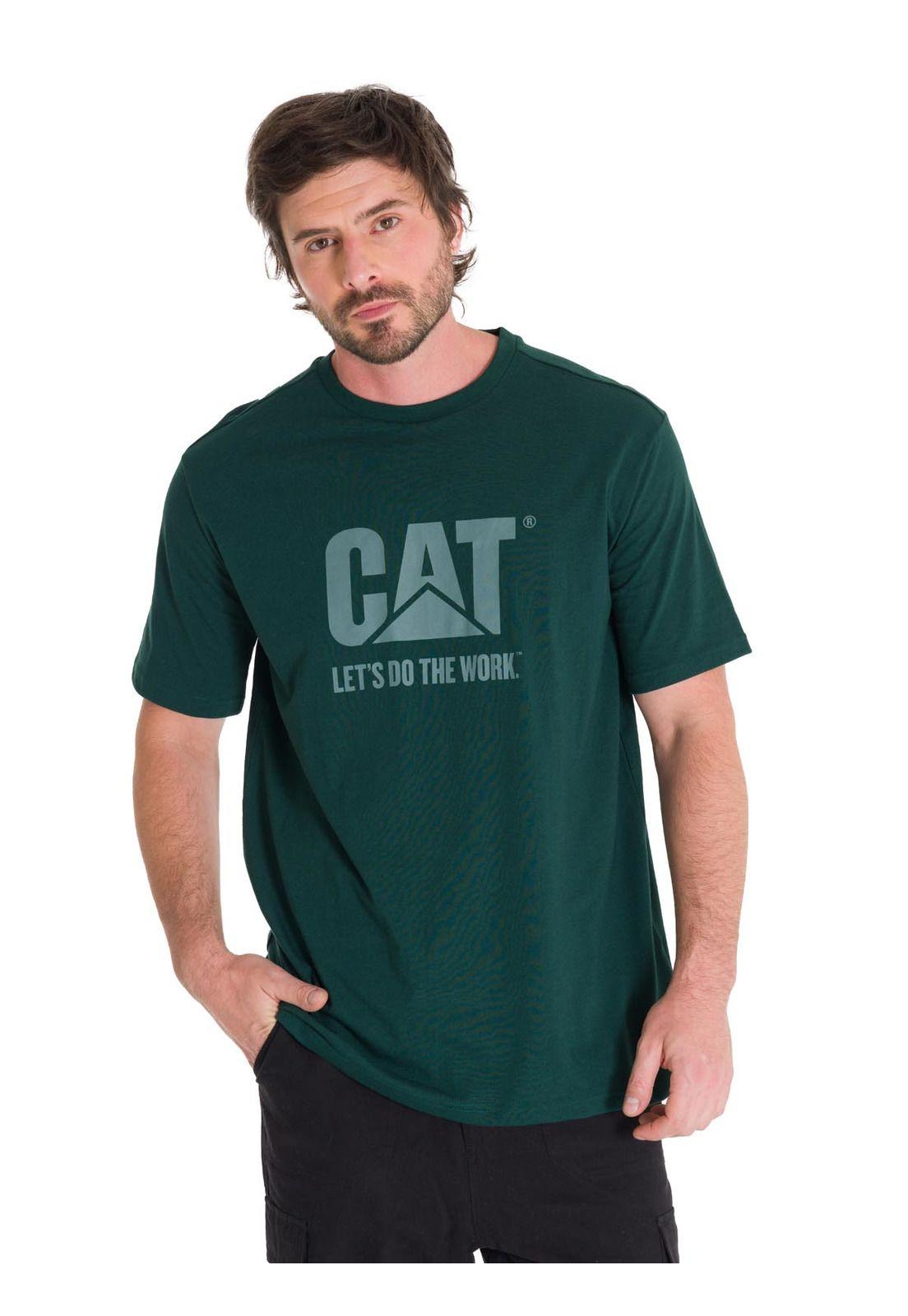 Polera Casual Do The Work Unisex Verde Oscura-1