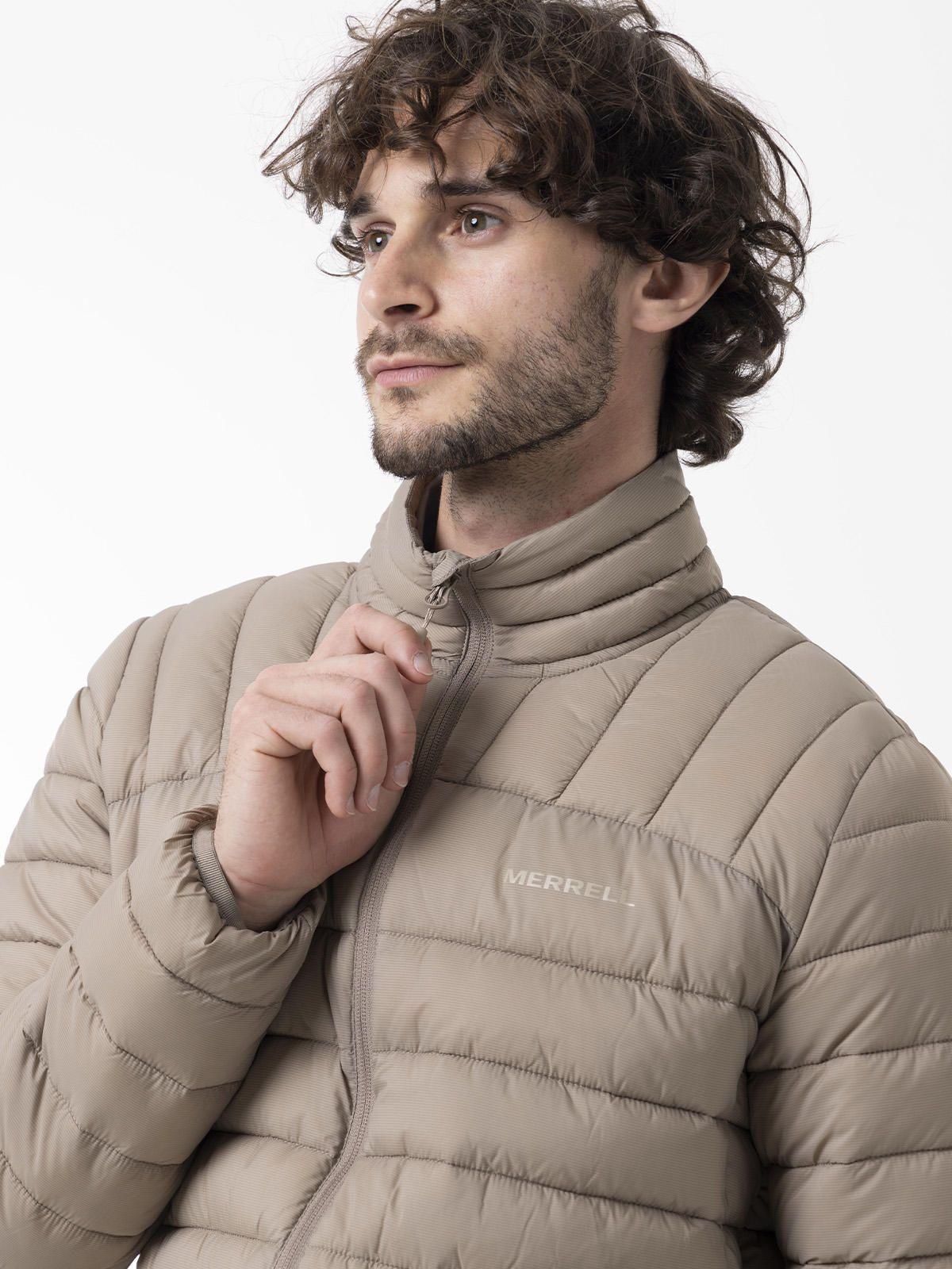 Parka Hombre Core Quilted Beige-4