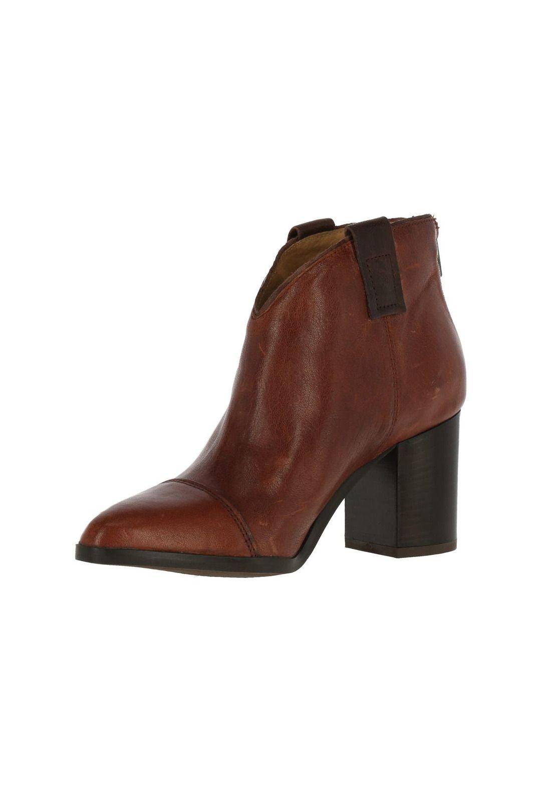 Botin Cuero Jersey Cognac-1