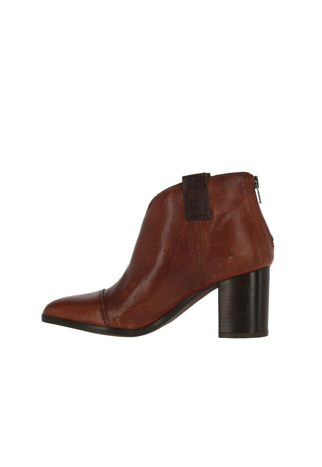 Botin Cuero Jersey Cognac-2