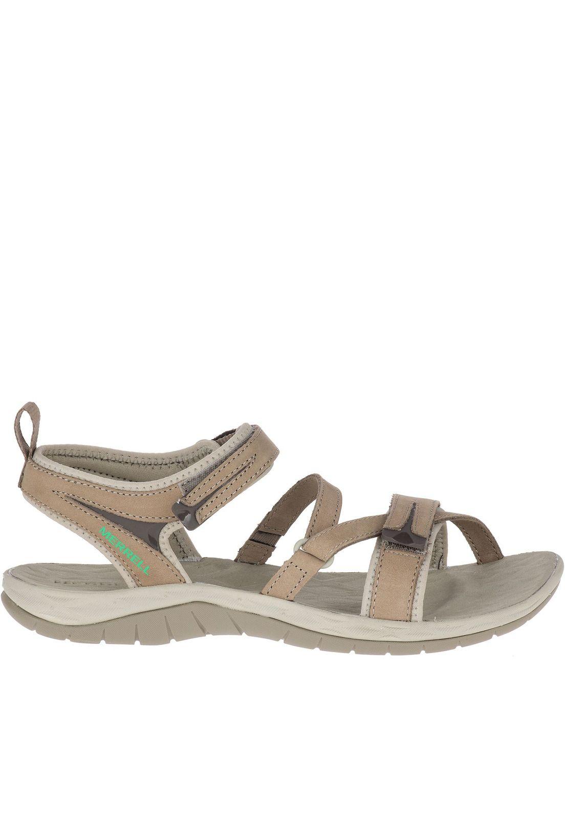 Sandalia Mujer Siren Strap Q2 Café-1