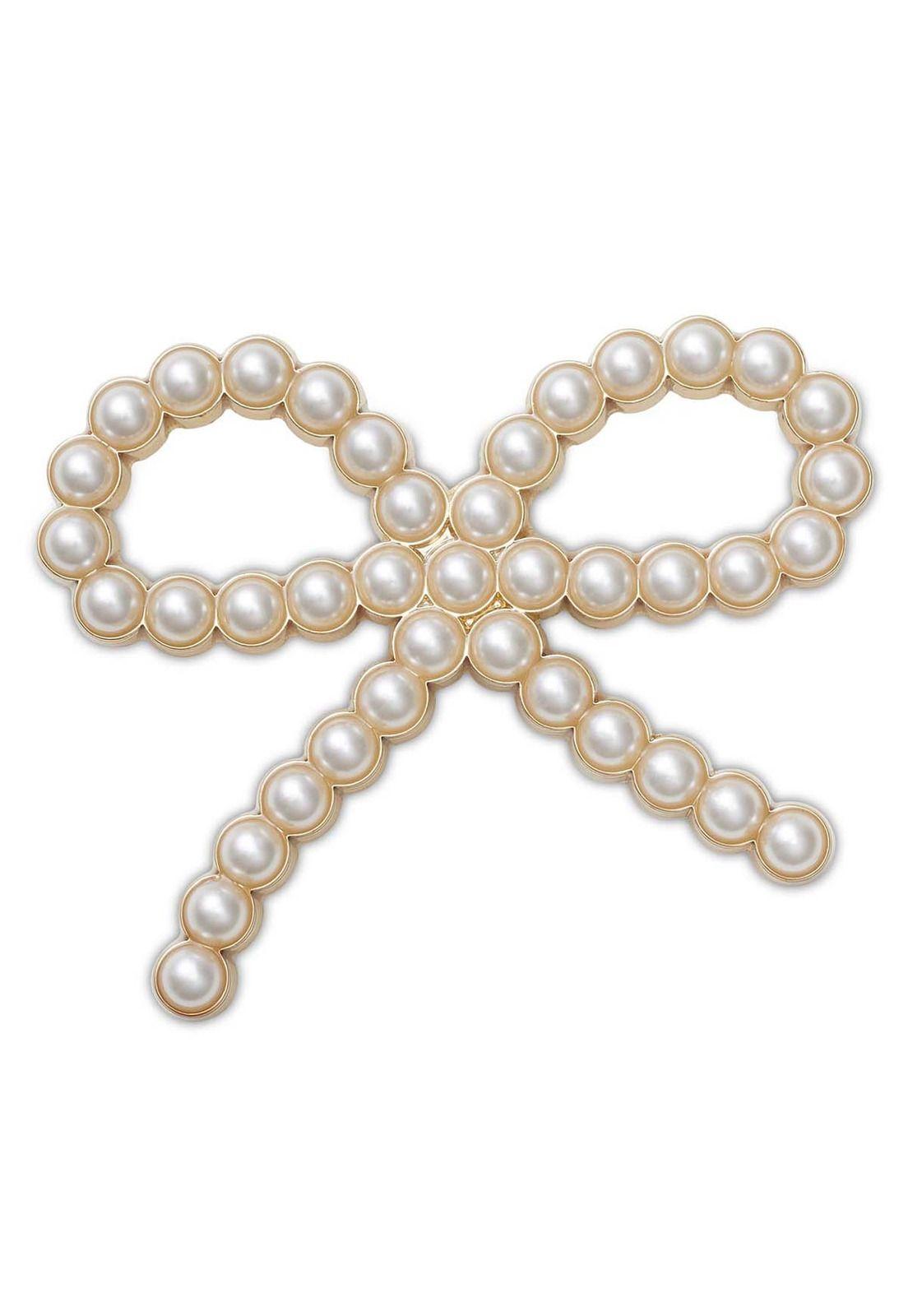 Jibbitz Crocs Cinta Perlas Dorado-0