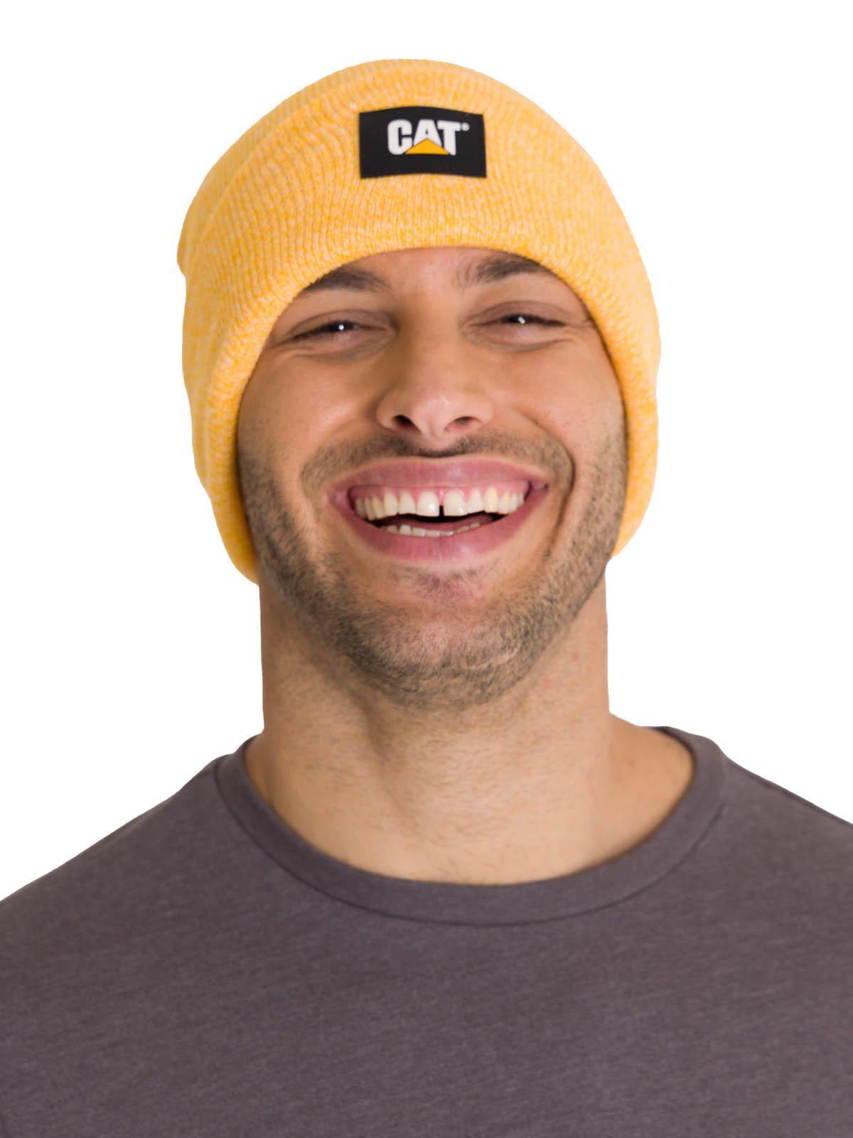 Gorro Label Cuff Beanie Unisex Amarillo-0