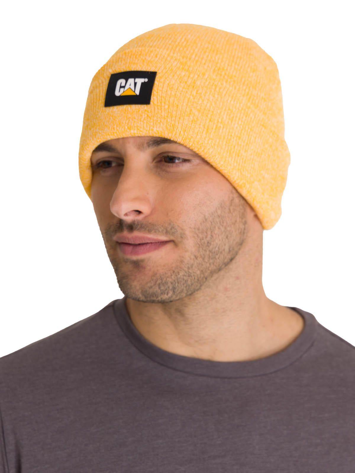 Gorro Label Cuff Beanie Unisex Amarillo-1