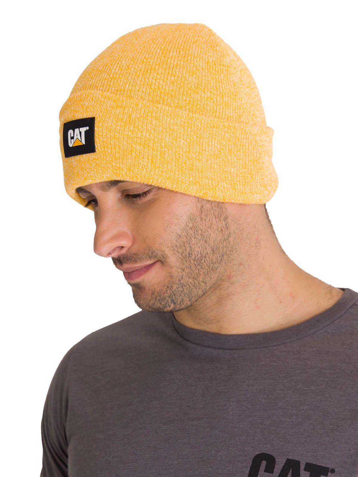 Gorro Label Cuff Beanie Unisex Amarillo-2