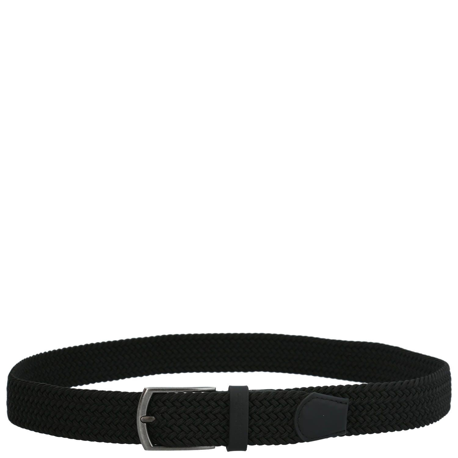 Cinturón Cuero Hombre Edinburgh Negro-1