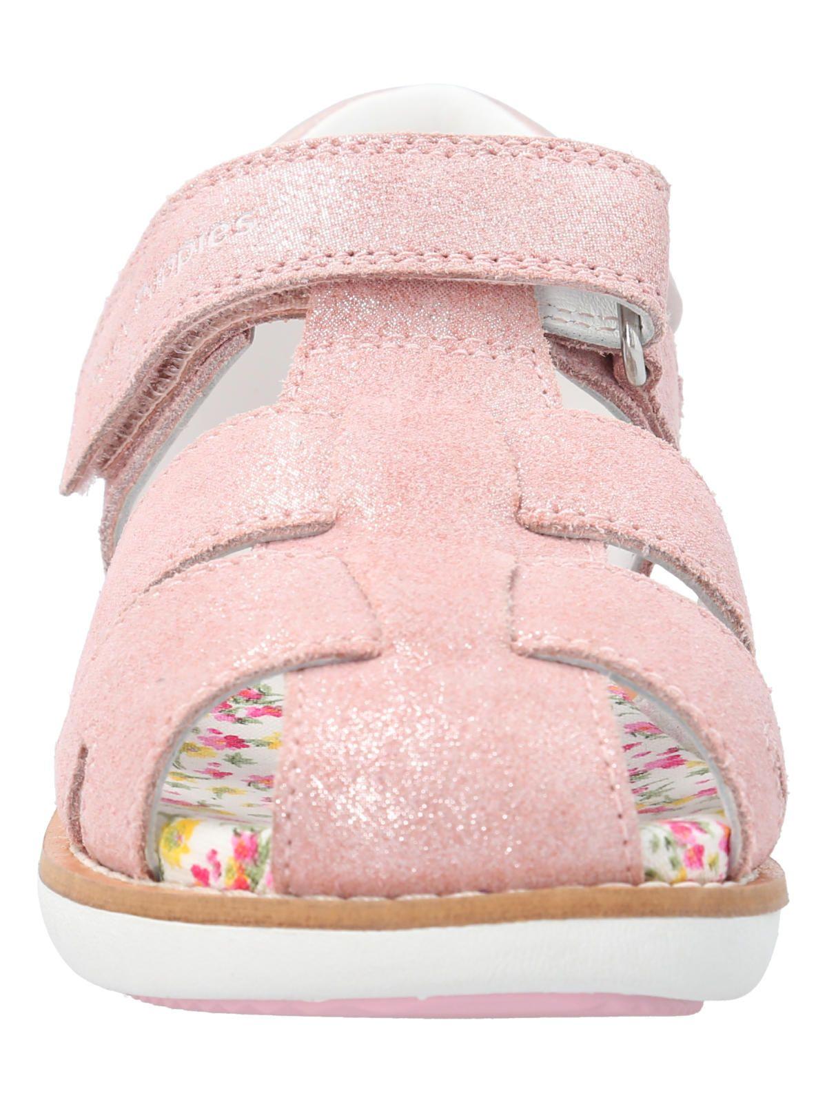 Sandalia Cuero Rosado Niña Abaco-5