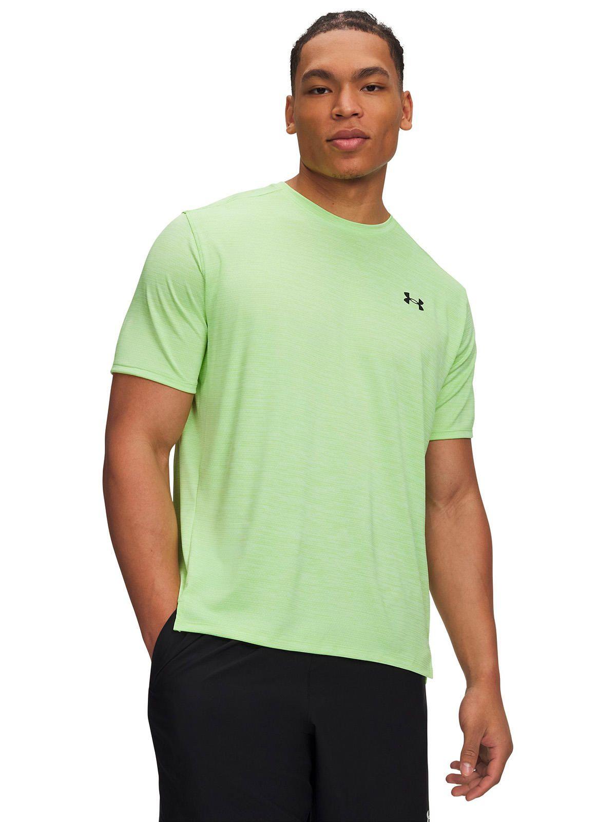 Polera manga corta Tech Vent verde Hombre-0