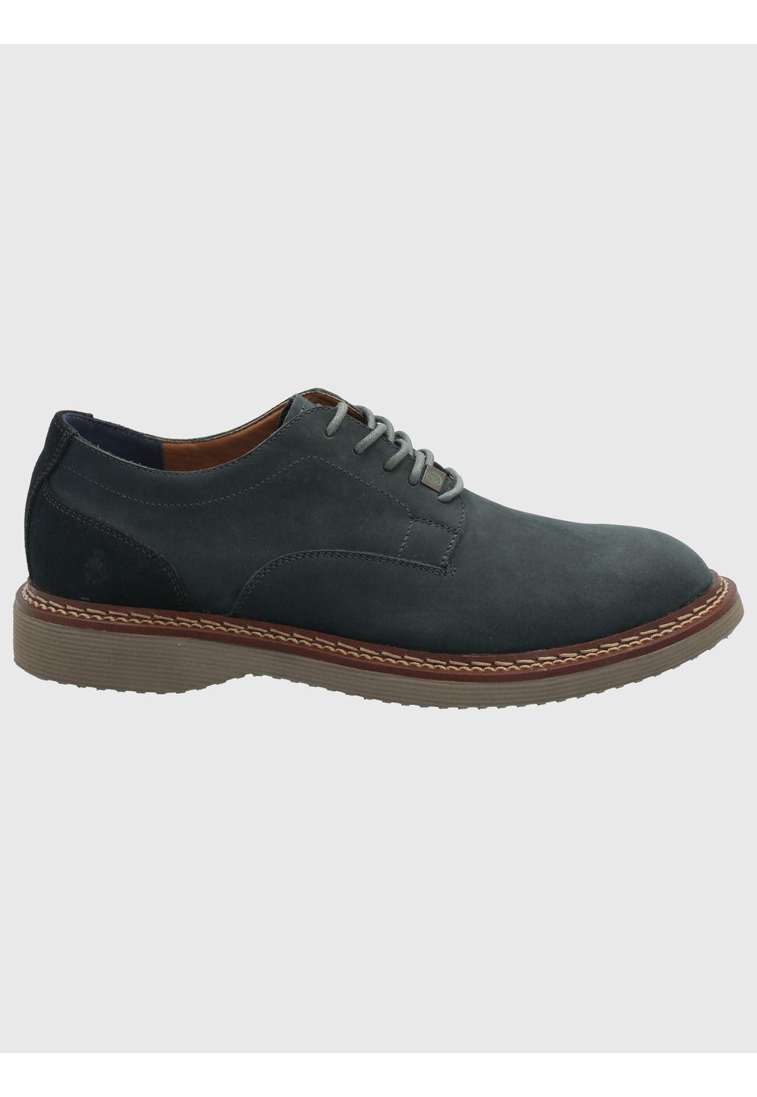 Zapato Cuero Hombre Mambo Azul-1