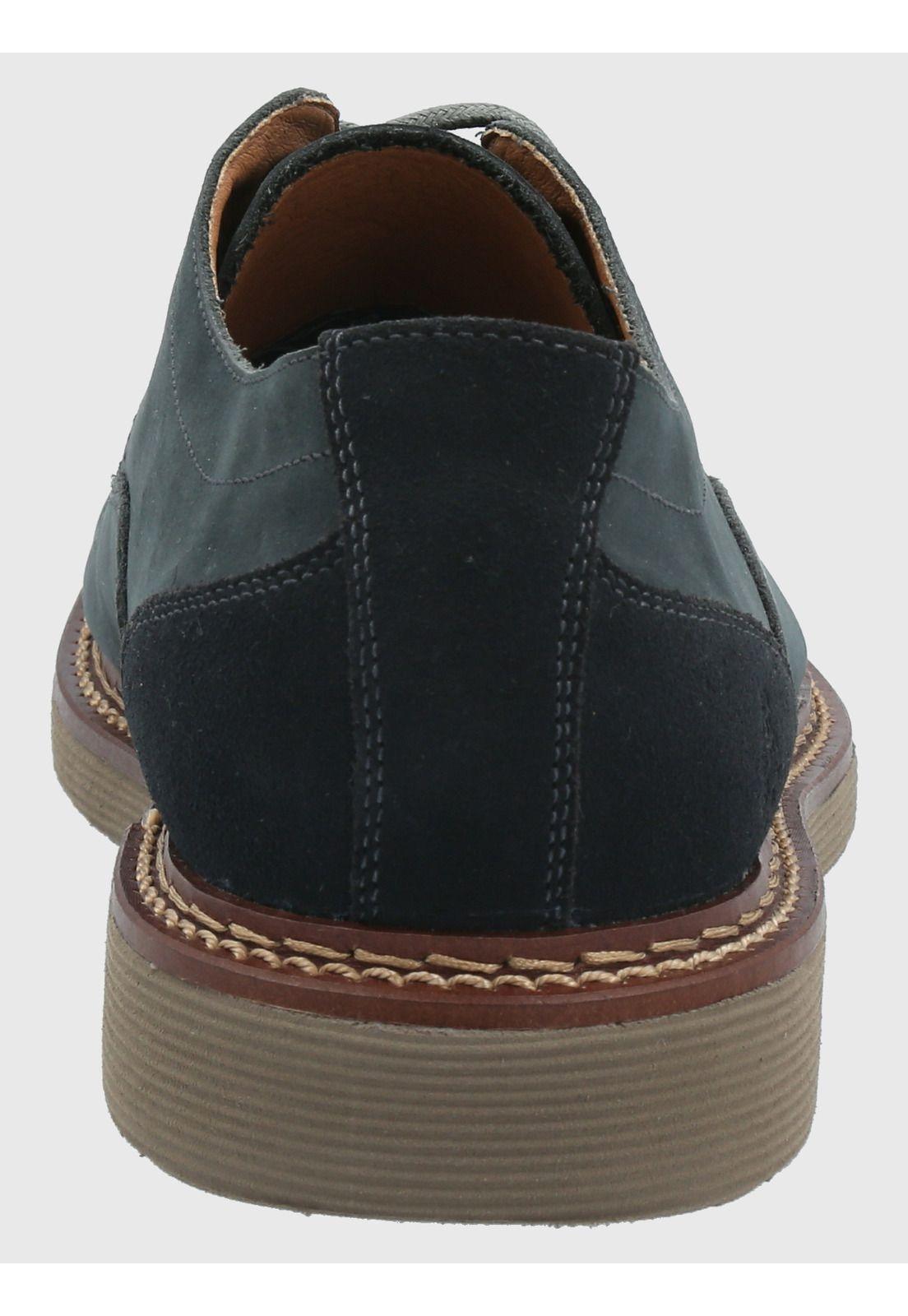 Zapato Cuero Hombre Mambo Azul-6