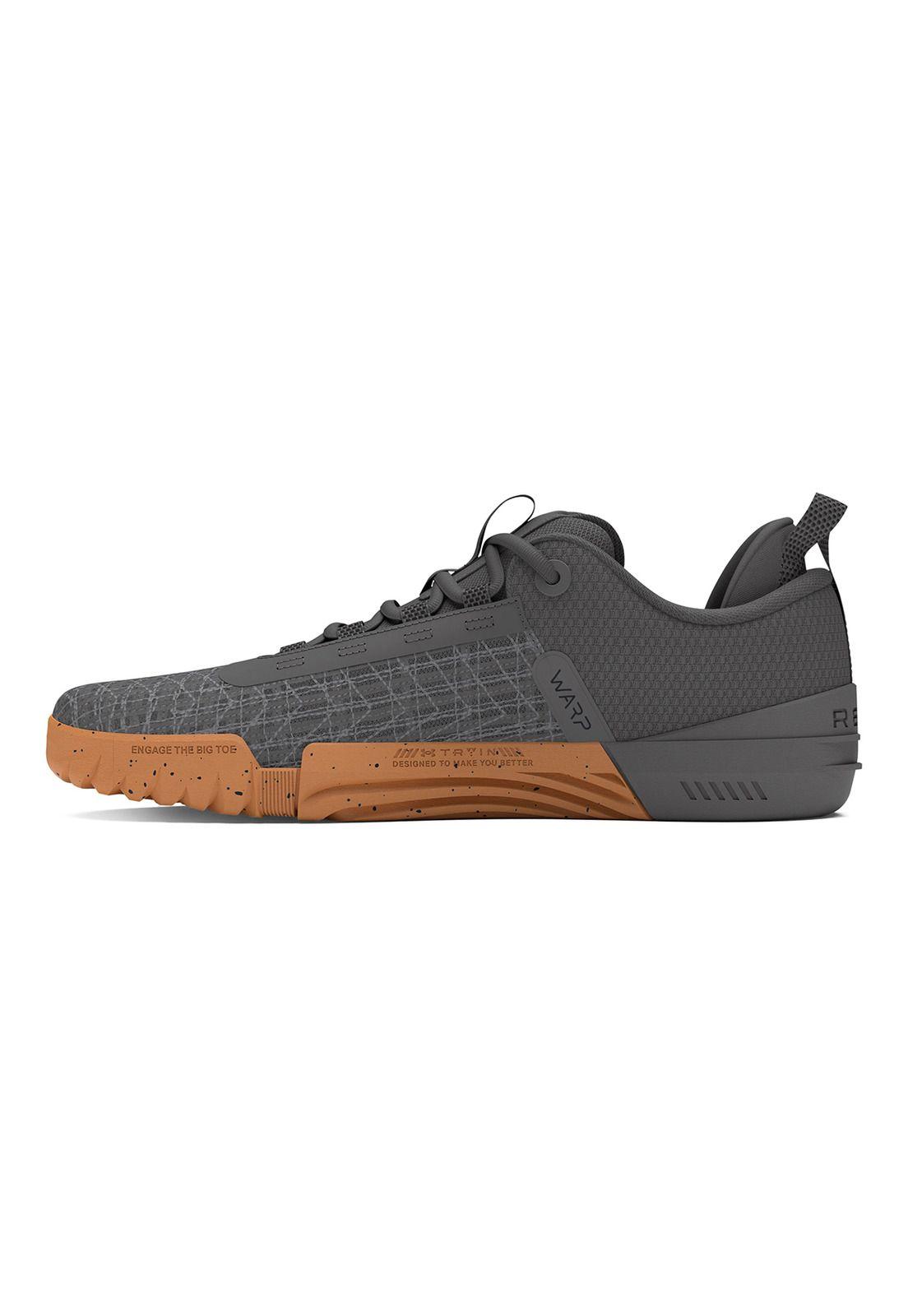 Zapatilla Ua Tribase Reign 6 Gris Hombre-1