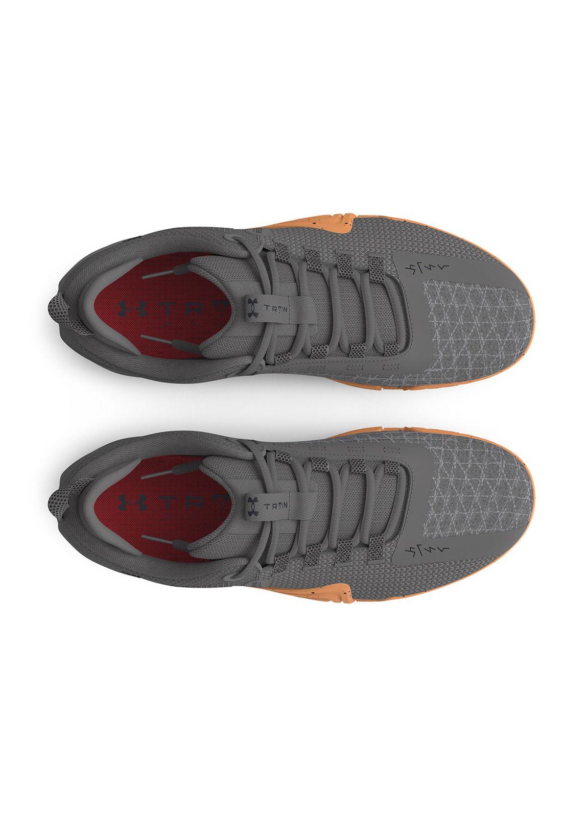 Zapatilla Ua Tribase Reign 6 Gris Hombre-4
