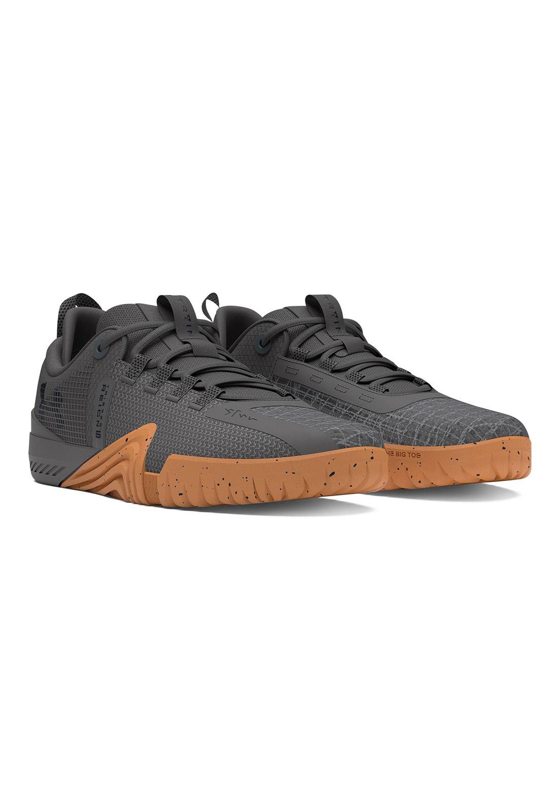 Zapatilla Ua Tribase Reign 6 Gris Hombre-5