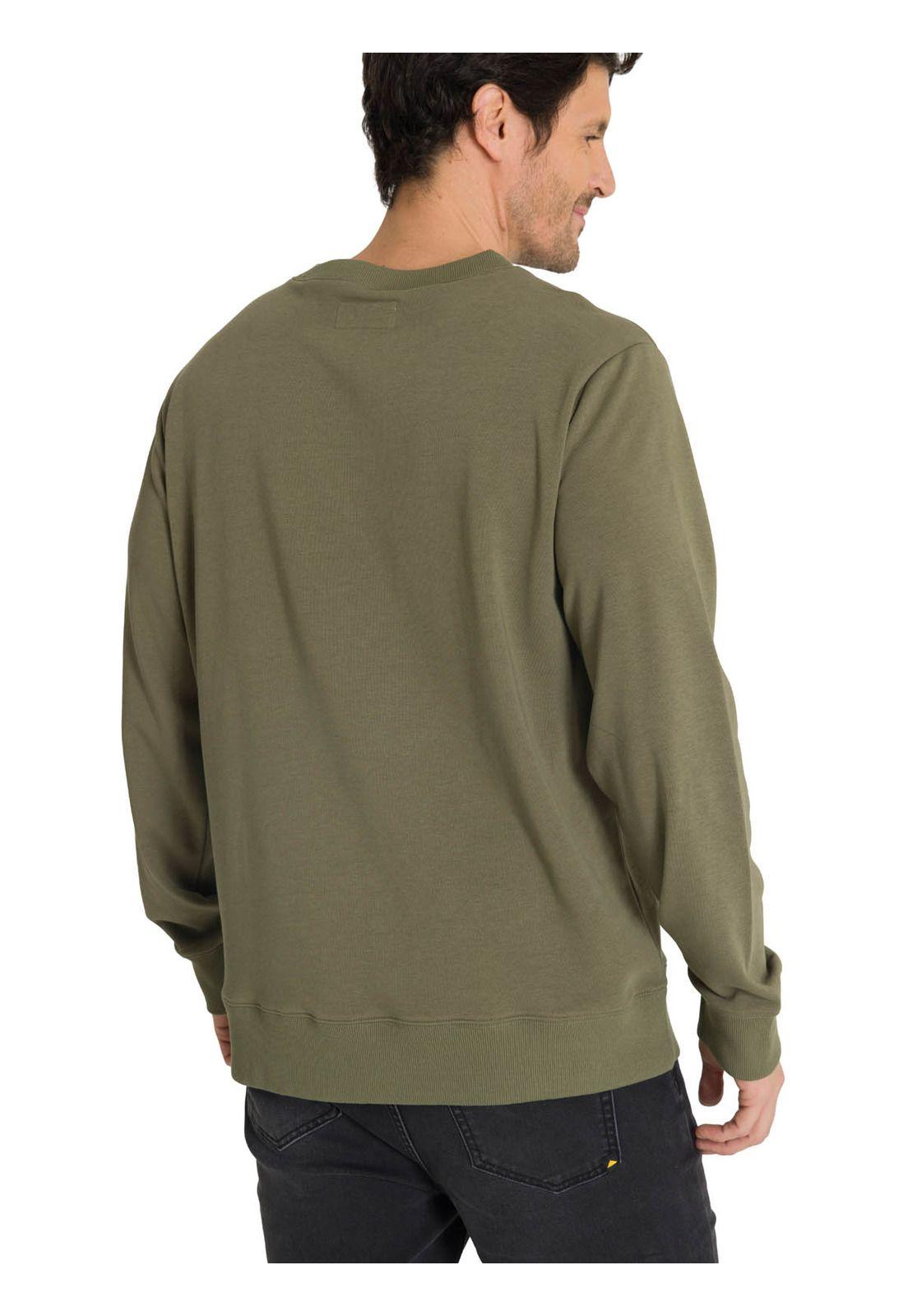 Polerón Crewneck Hombre Diseño French Terry Oliva-3
