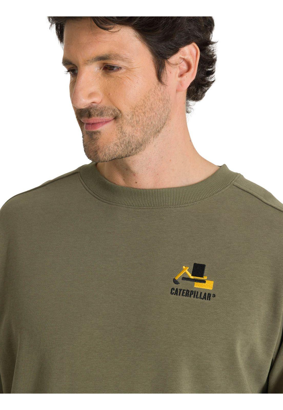 Polerón Crewneck Hombre Diseño French Terry Oliva-4