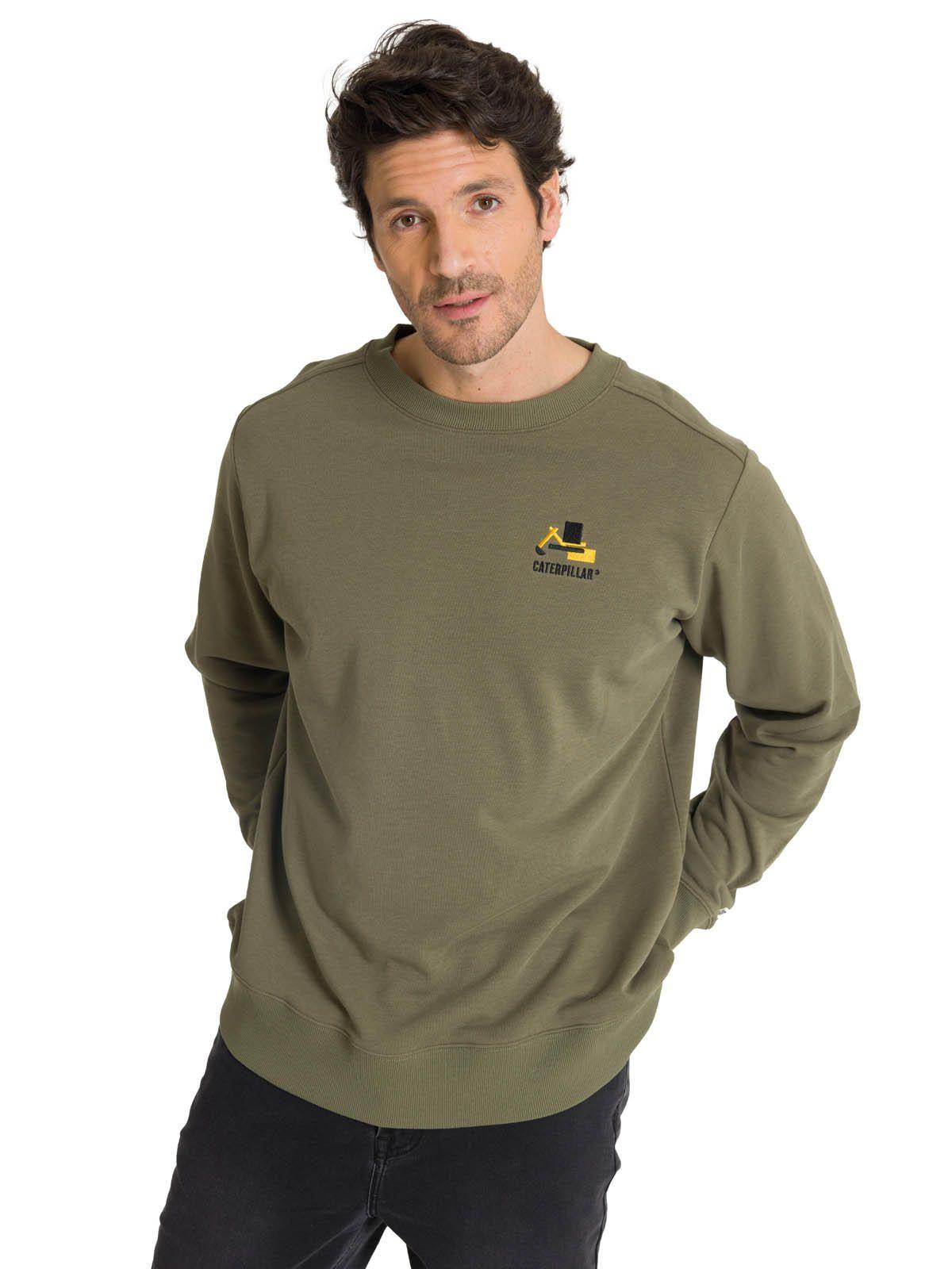 Polerón Crewneck Hombre Diseño French Terry Oliva-0