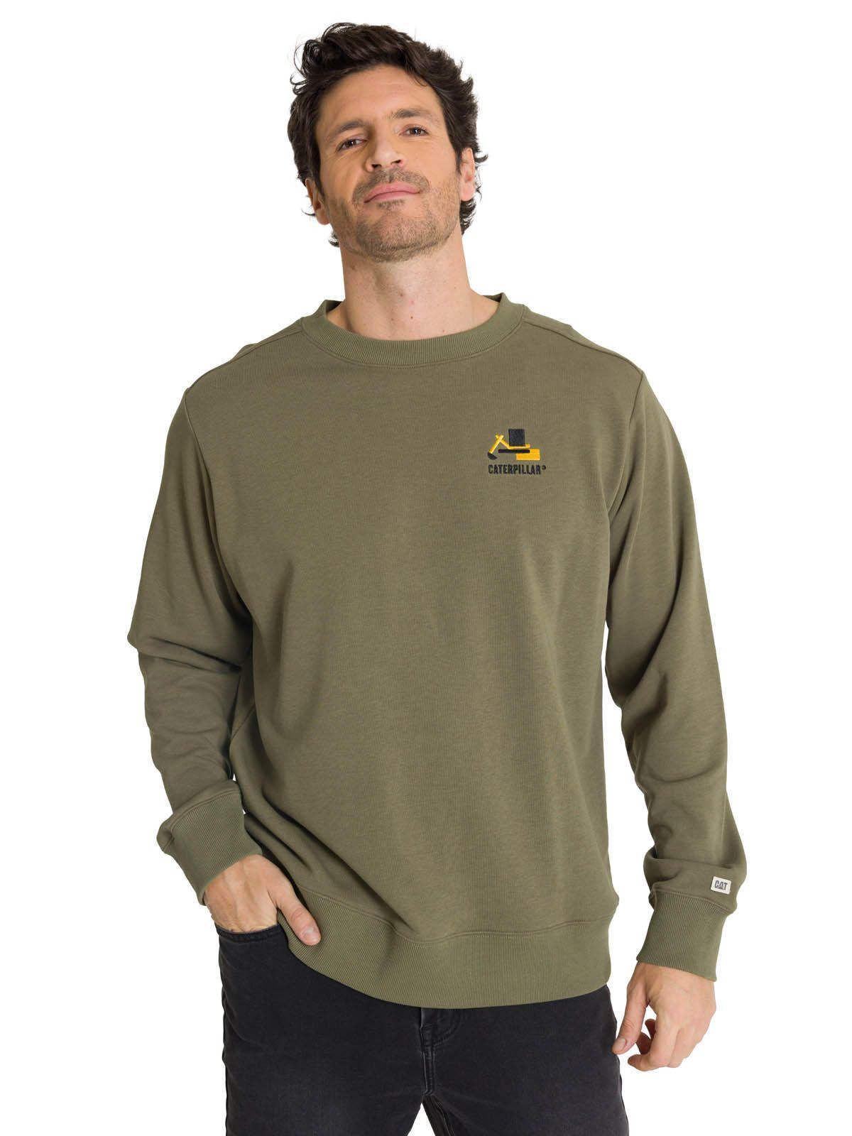Polerón Crewneck Hombre Diseño French Terry Oliva-1