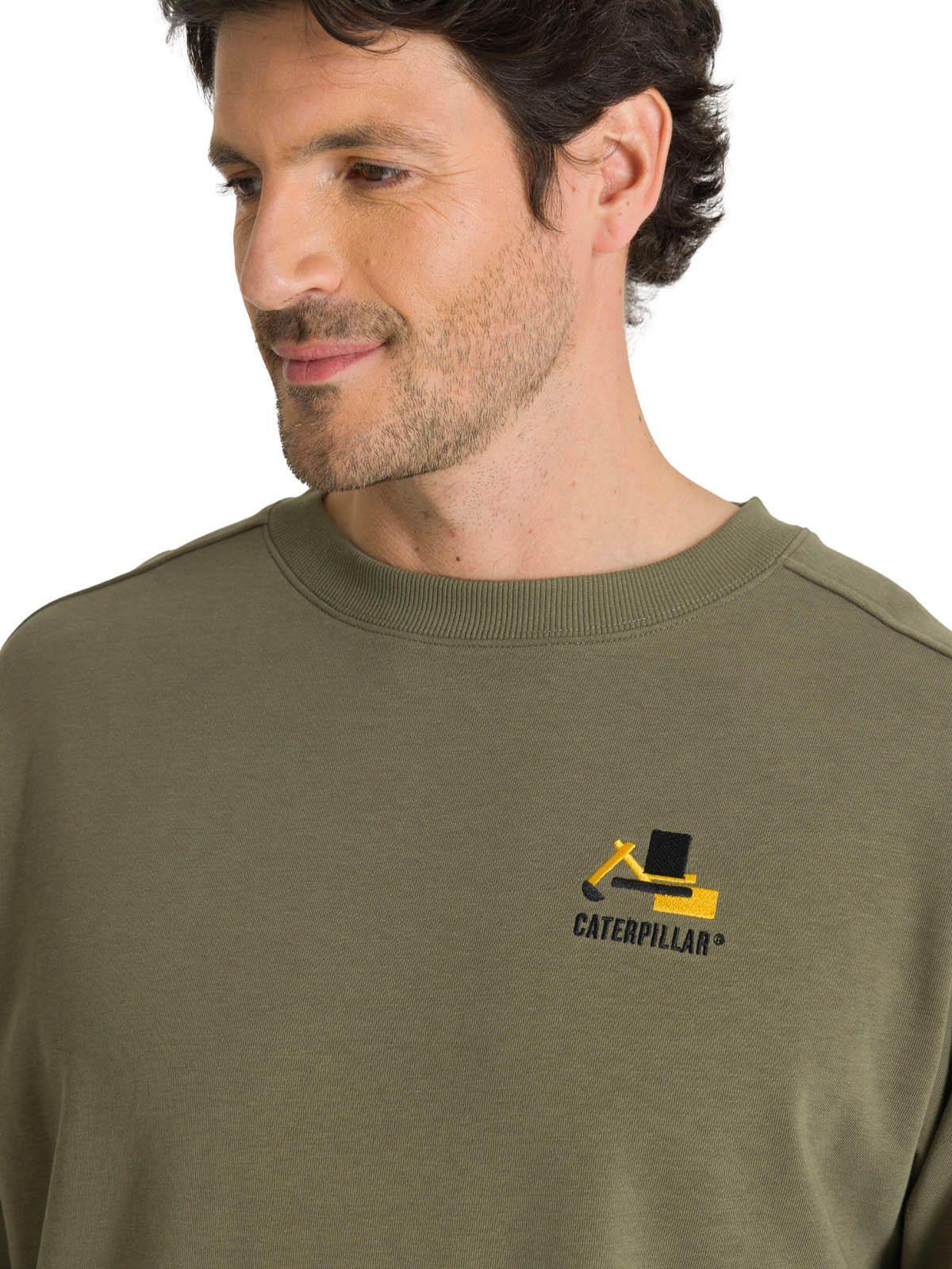 Polerón Crewneck Hombre Diseño French Terry Oliva-4