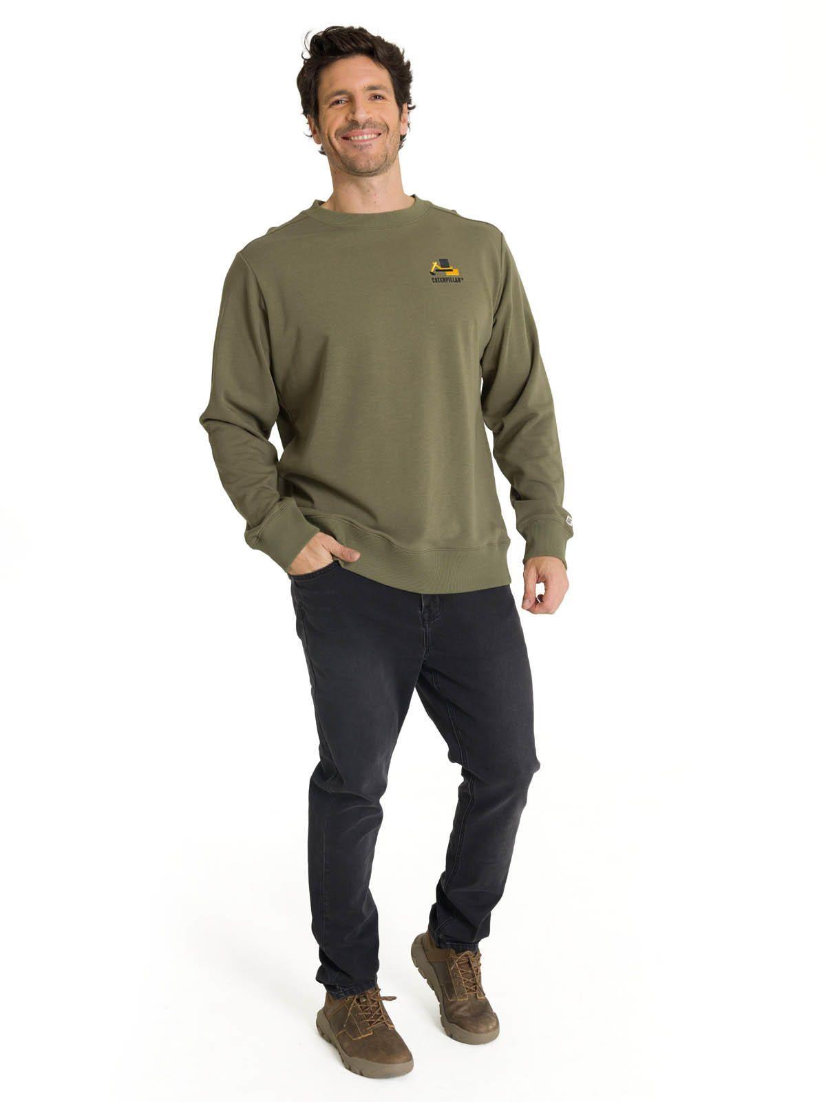 Polerón Crewneck Hombre Diseño French Terry Oliva-6