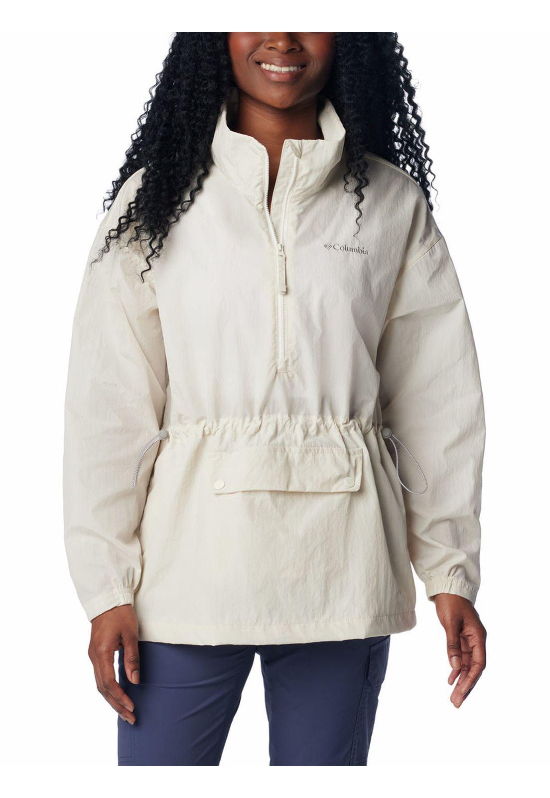 Cortaviento Mujer Paracutie Anorak Blanco-0