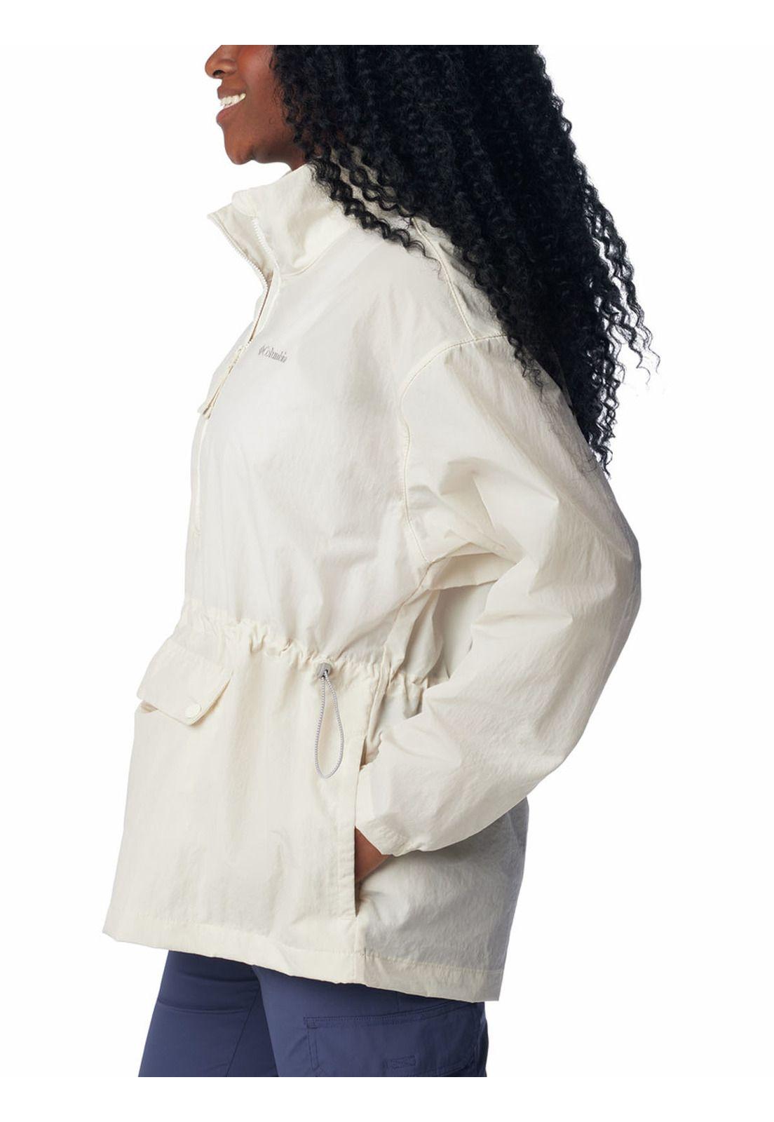 Cortaviento Mujer Paracutie Anorak Blanco-1