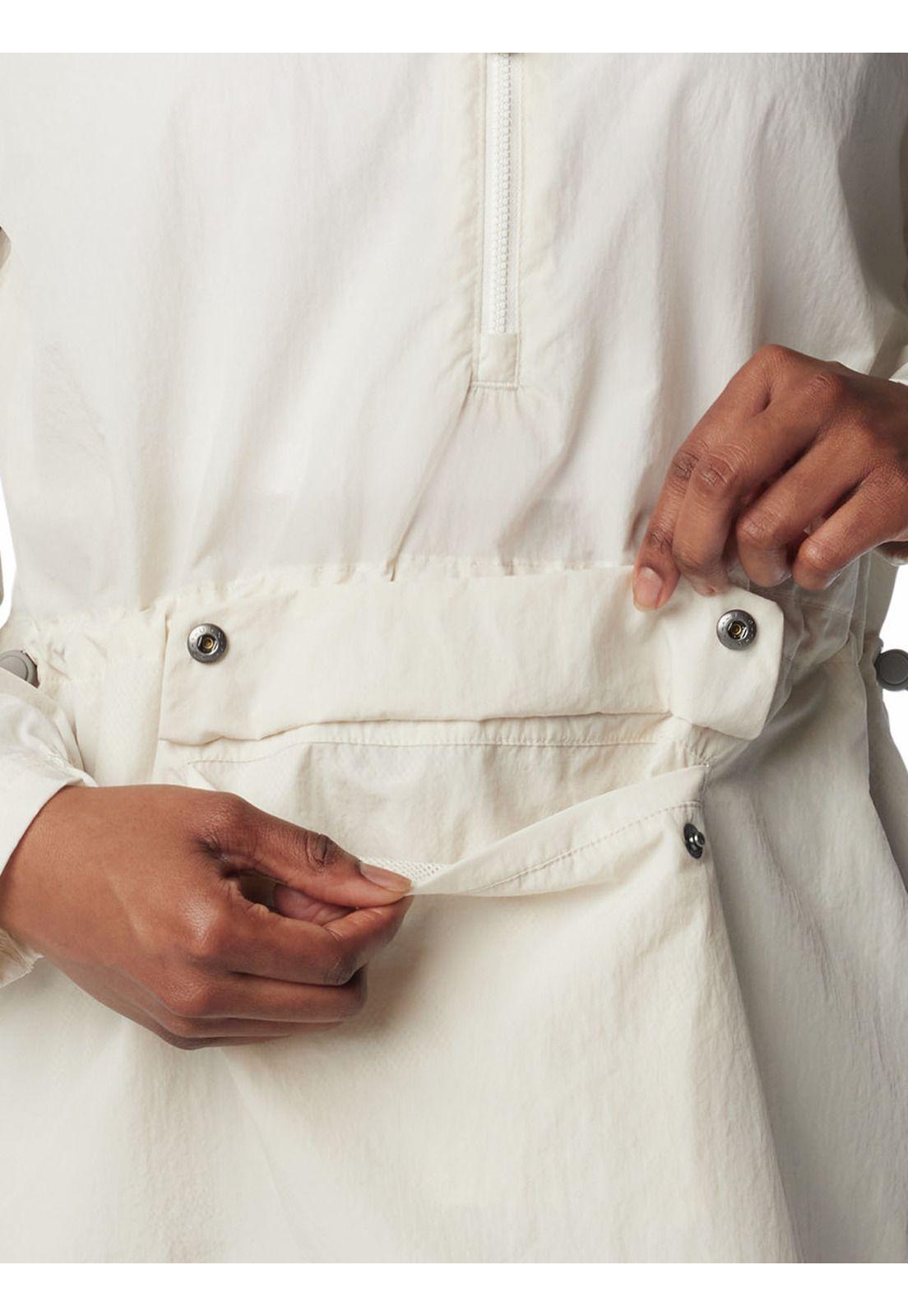 Cortaviento Mujer Paracutie Anorak Blanco-5