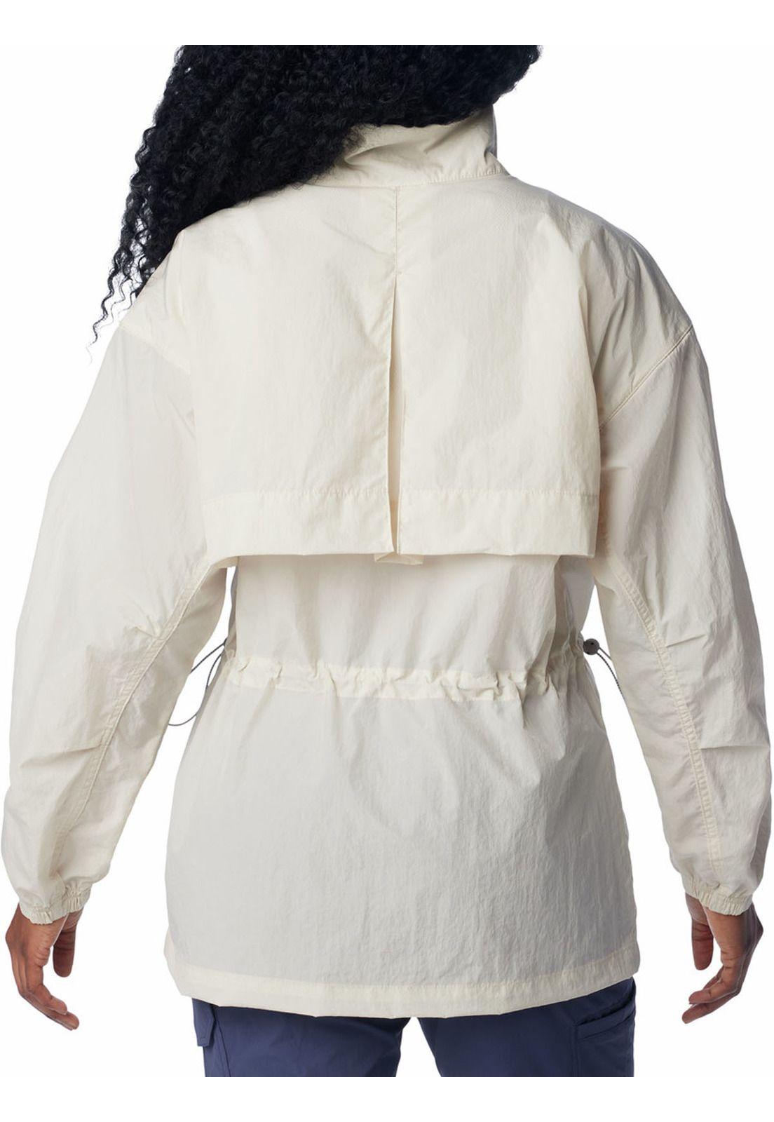 Cortaviento Mujer Paracutie Anorak Blanco-6