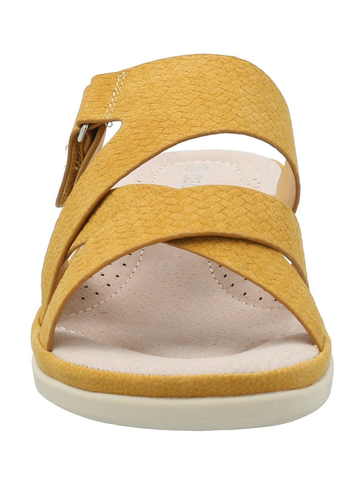 Sandalia Mujer Nolita Mostaza-3