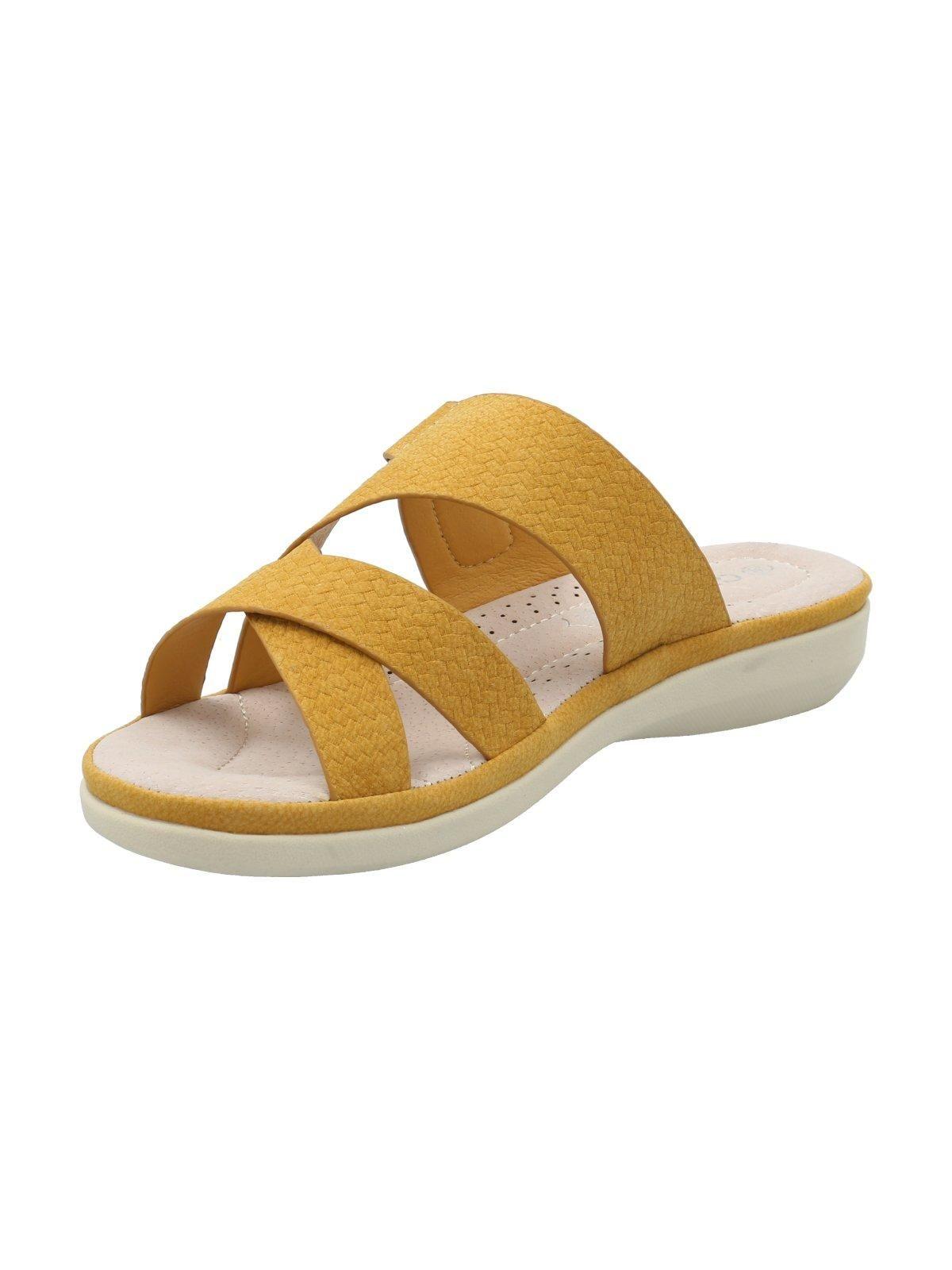 Sandalia Mujer Nolita Mostaza-4