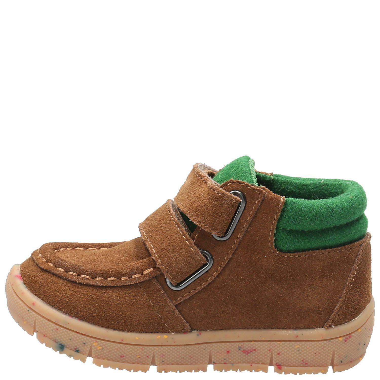 Botín Niño Koda Velcro Café-5