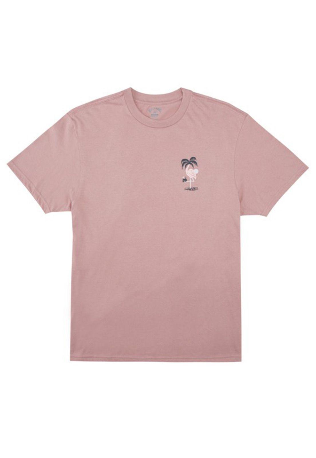 Polera M/C Hombre Paradise Lst Ss Rosa-4