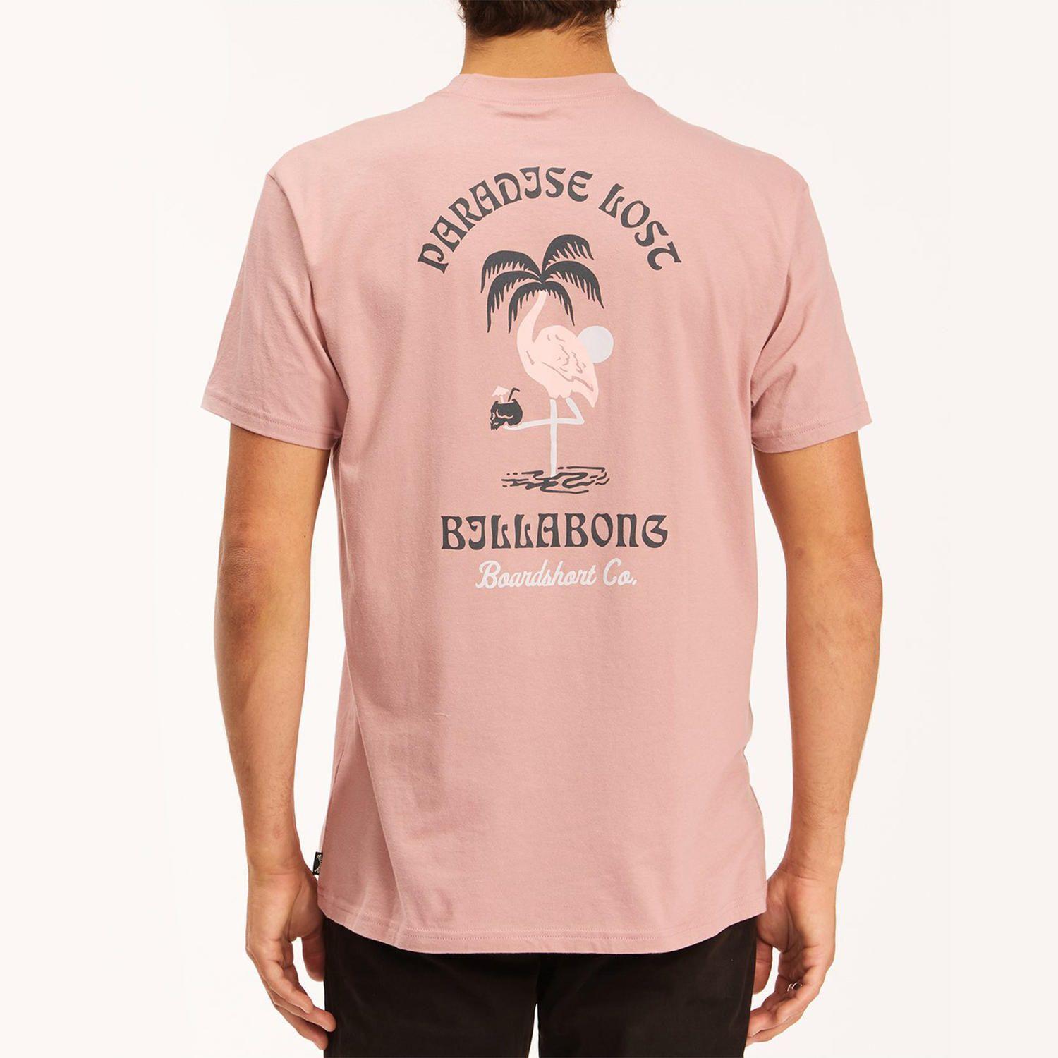 Polera M/C Hombre Paradise Lst Ss Rosa-2