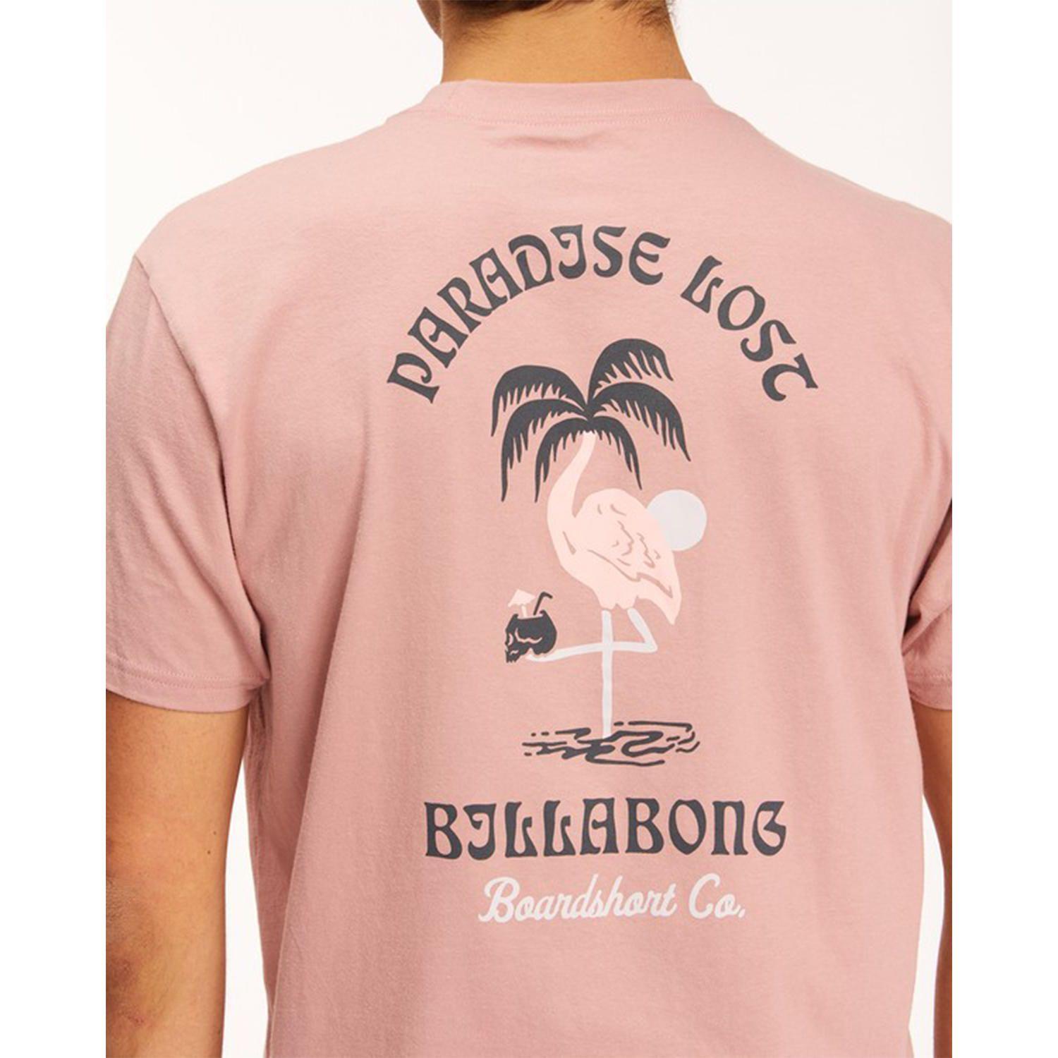 Polera M/C Hombre Paradise Lst Ss Rosa-3