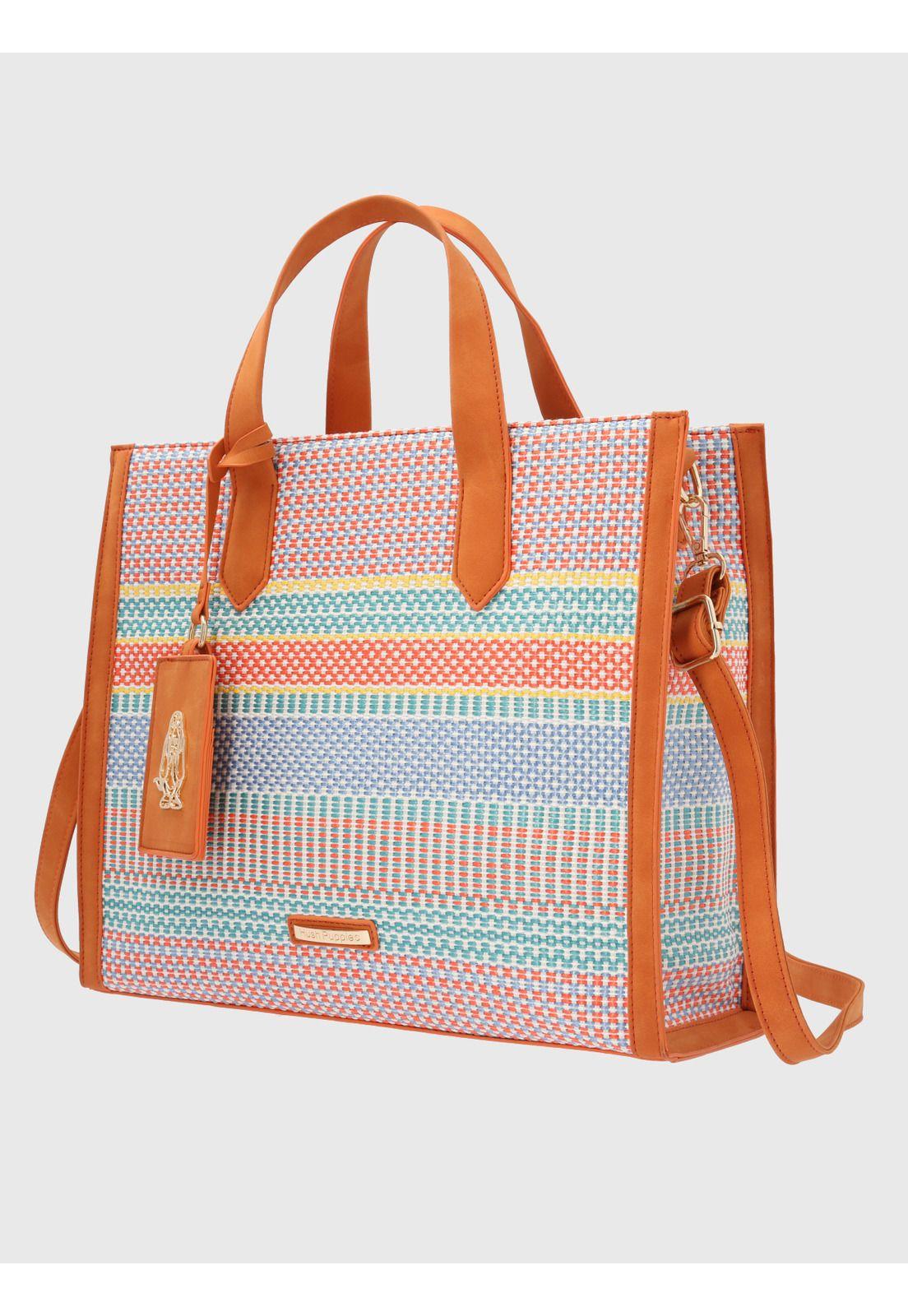 Cartera Ecocuero Naranja Yuke Bag Mujer-1