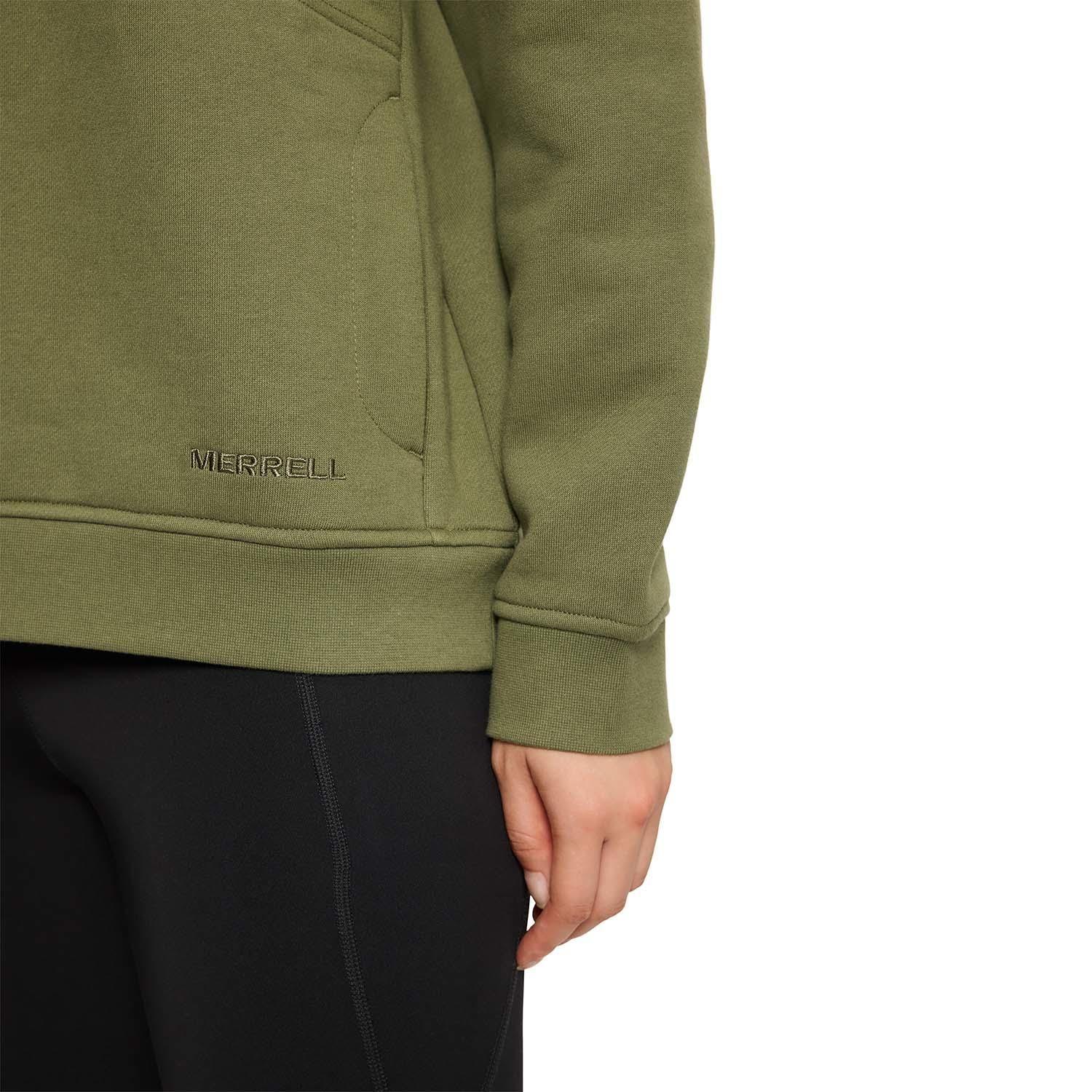 Poleron Mujer Relaxed Hoody Verde-5
