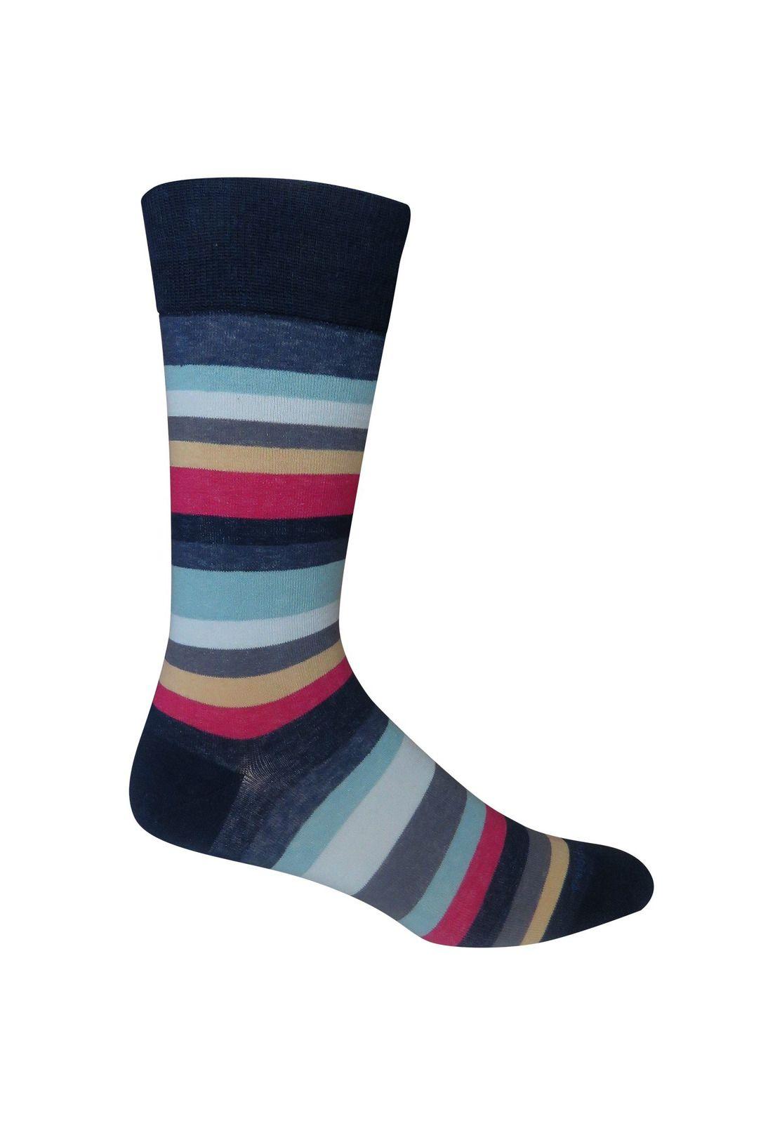 Calcetín Algodón H C Multistripe-0