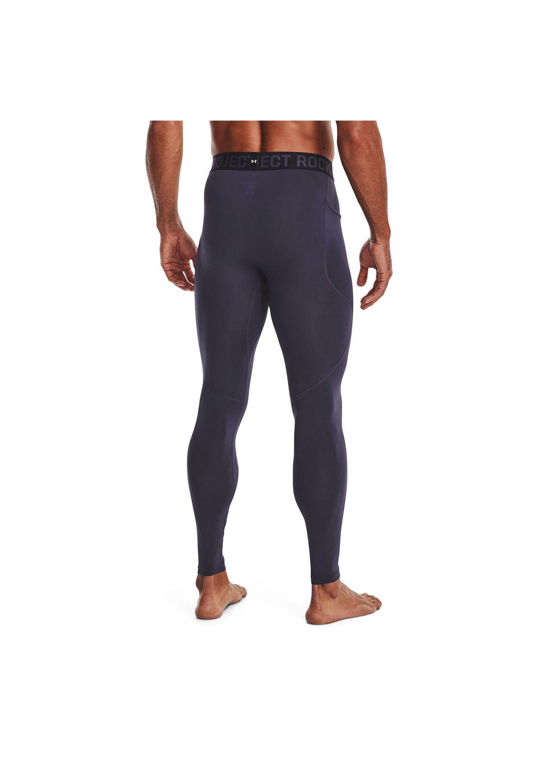 Calza Project Rock Armr Print hombre Gris-4